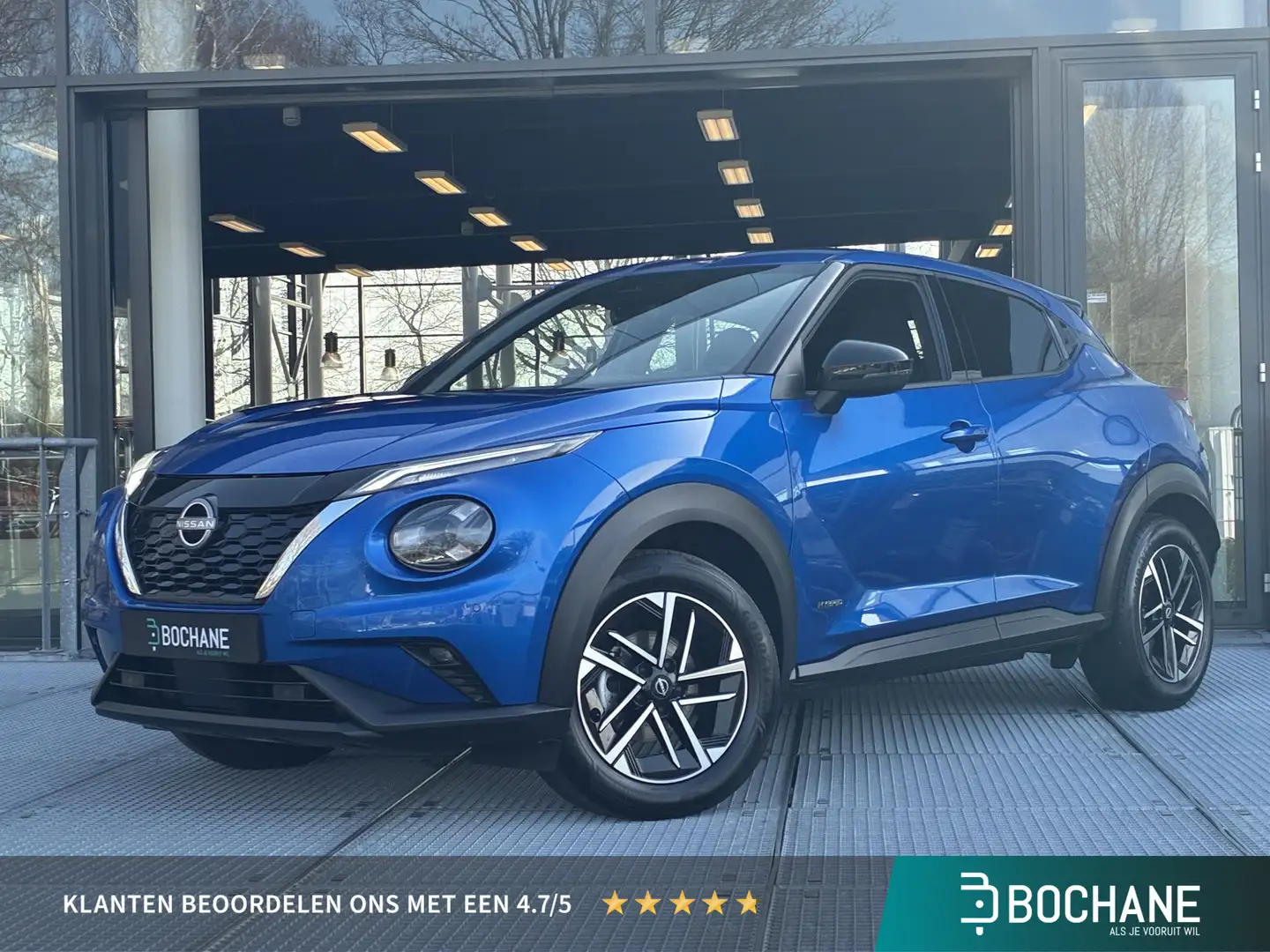 Nissan Juke 1.6 Hybrid N-Connecta Automaat 143PK | CarPlay / A Blau - 1