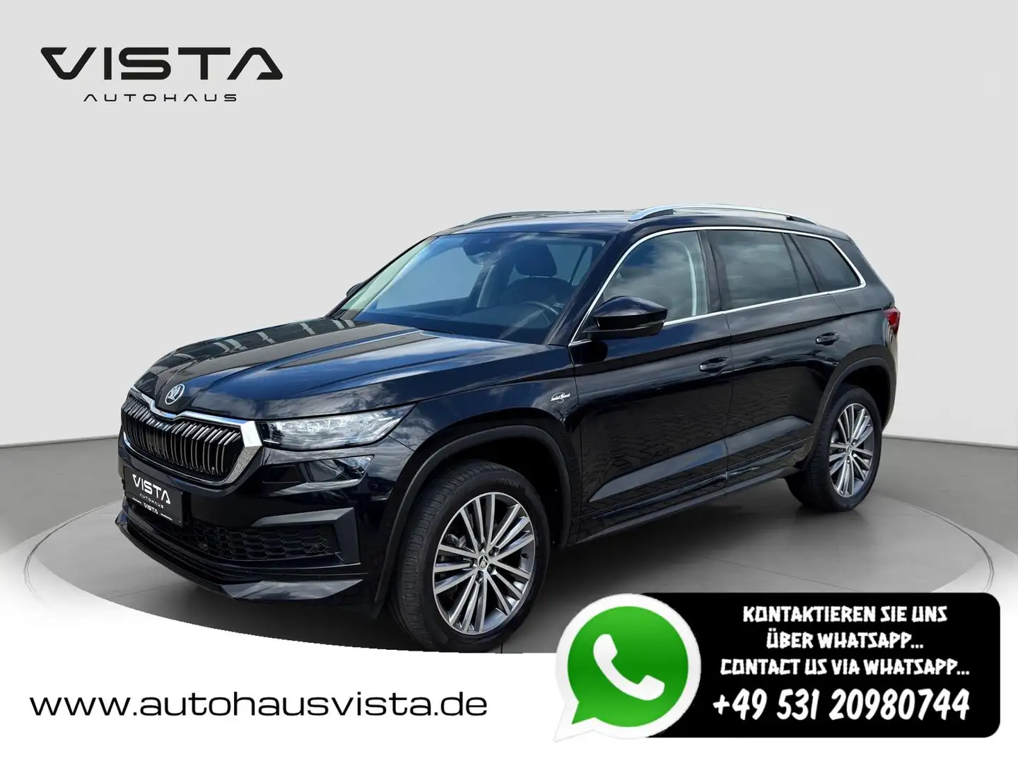 Skoda Kodiaq L&K 2.0 TDI*VIRTUA*AHK*APP*4X4*SH*NAVI* Schwarz - 1