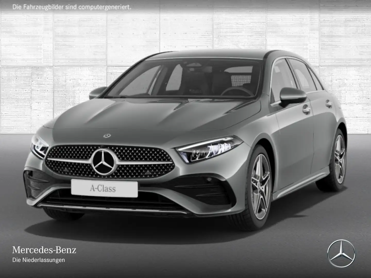 Mercedes-Benz A 200 AMG+AHK+LED+KAMERA+TOTW+KEYLESS+7G Grau - 2