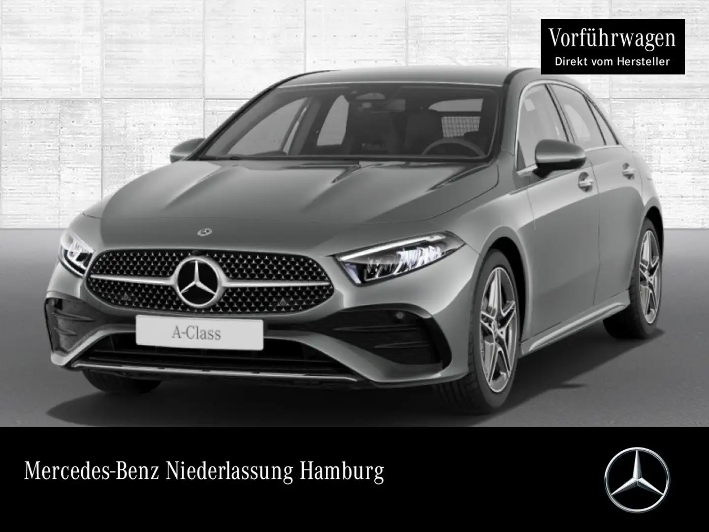 Mercedes-Benz A 200 AMG+AHK+LED+KAMERA+TOTW+KEYLESS+7G Grau - 1