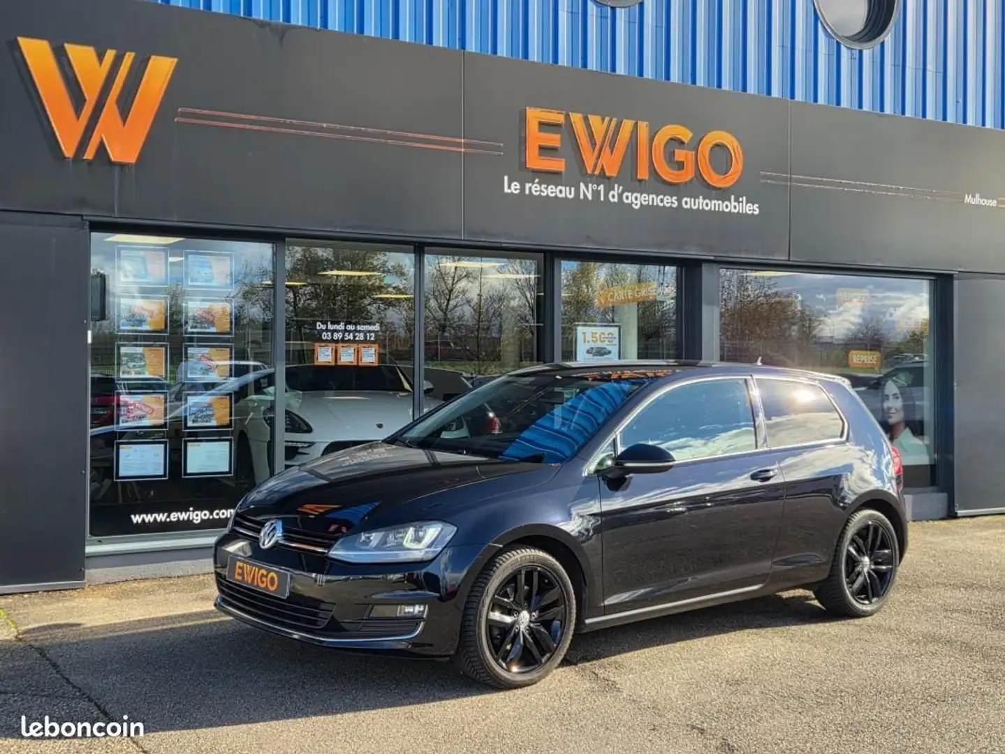 Volkswagen Golf 2.0 TDI 150ch CARAT DSG BVA Negro - 1