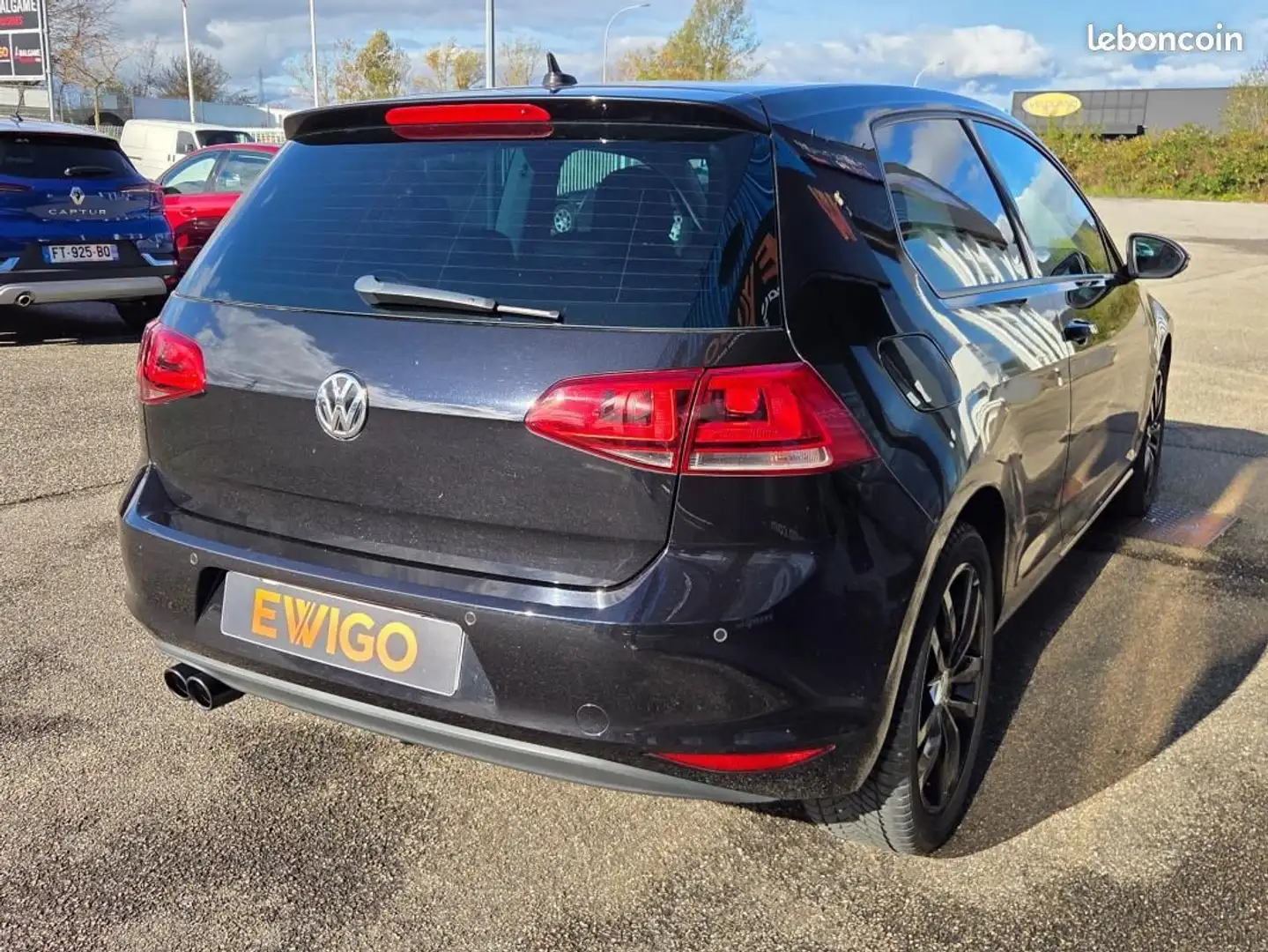 Volkswagen Golf 2.0 TDI 150ch CARAT DSG BVA Negro - 2
