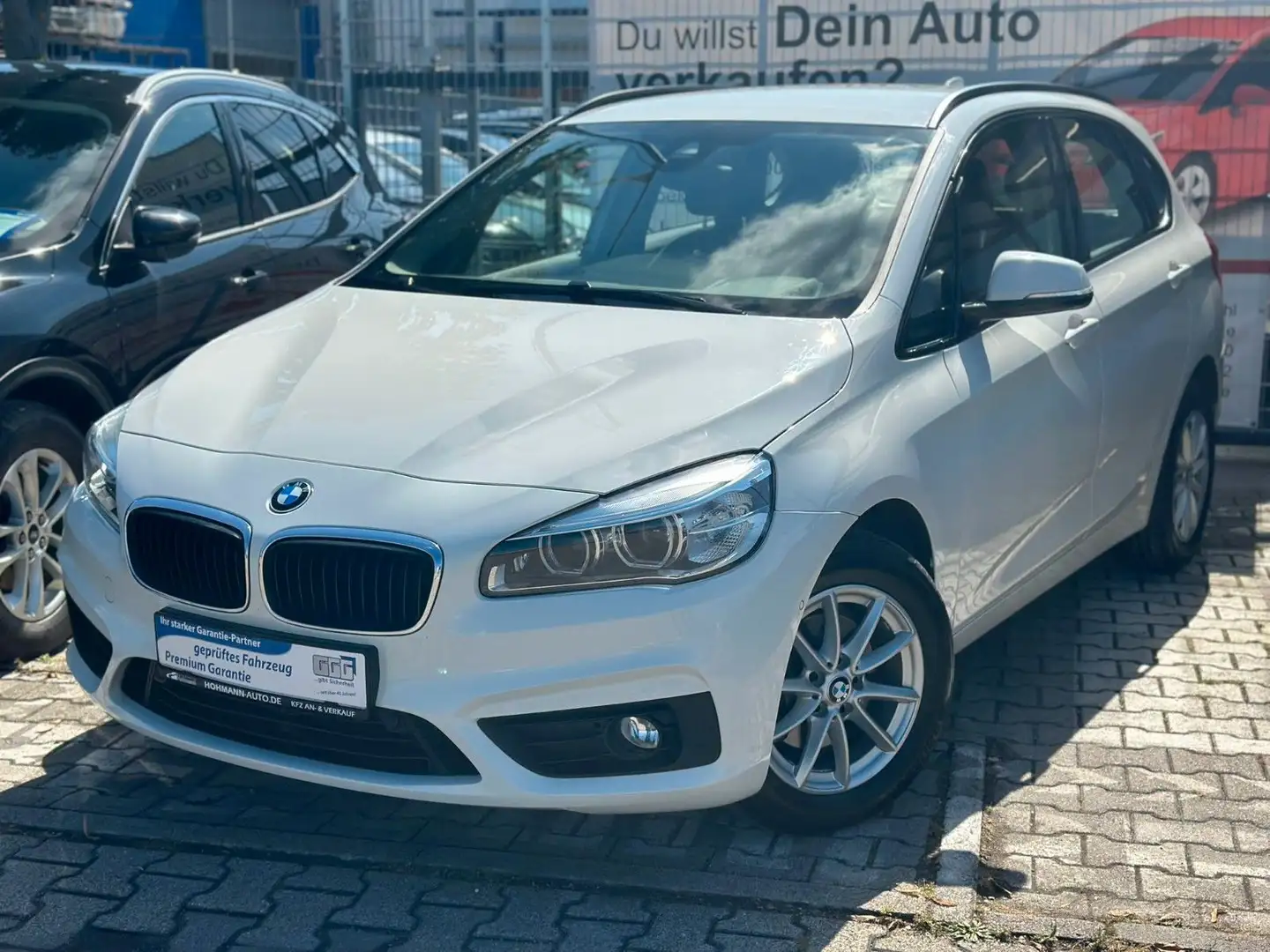 BMW 218 d Active Tourer Advantage PDC+NAVI+TEMPOMAT Blanc - 1