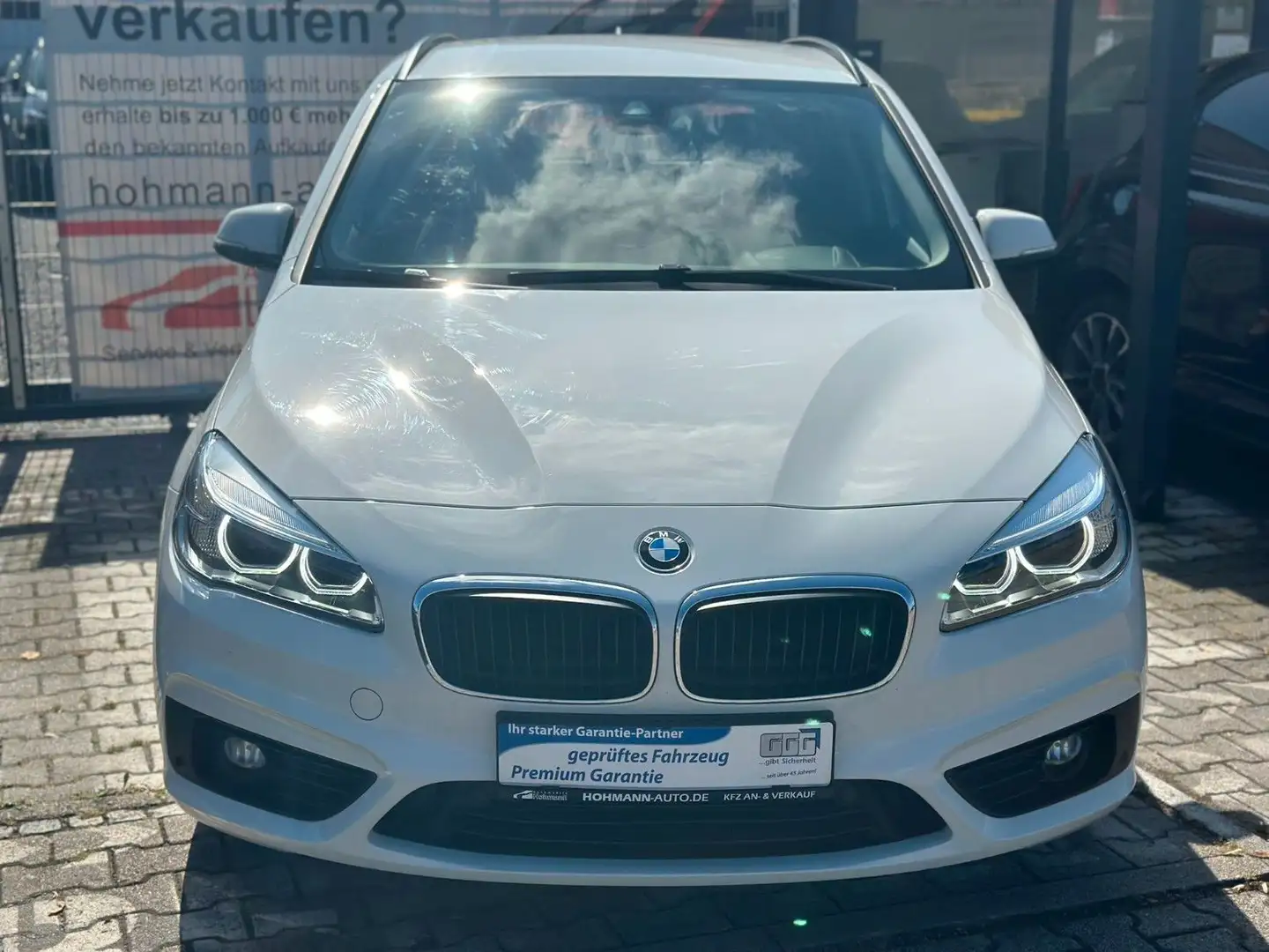 BMW 218 d Active Tourer Advantage PDC+NAVI+TEMPOMAT Blanc - 2