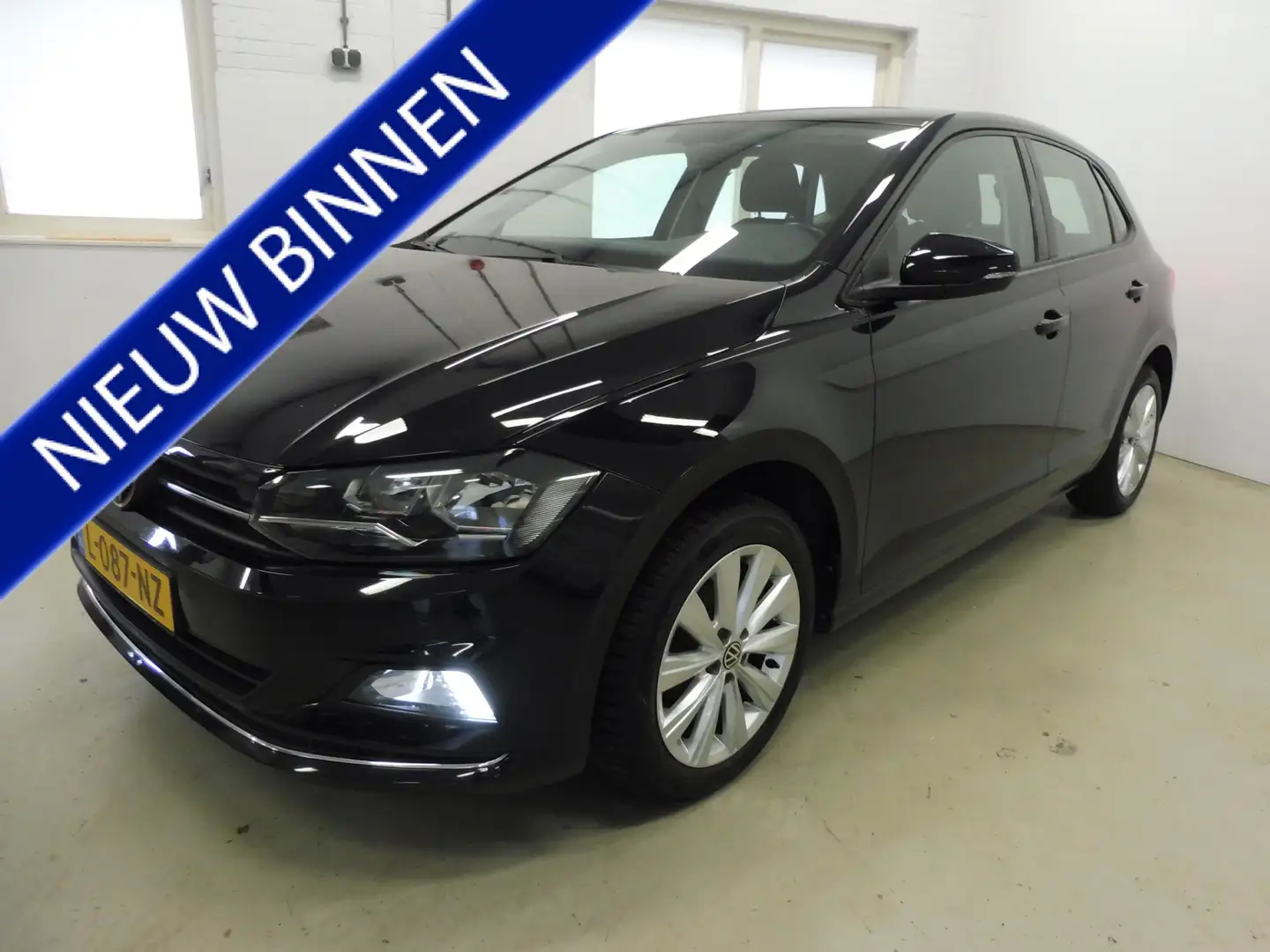 Volkswagen Polo 1.0 TSI Highline Adap cruise | LED | LMV 16"| Clim Zwart - 1