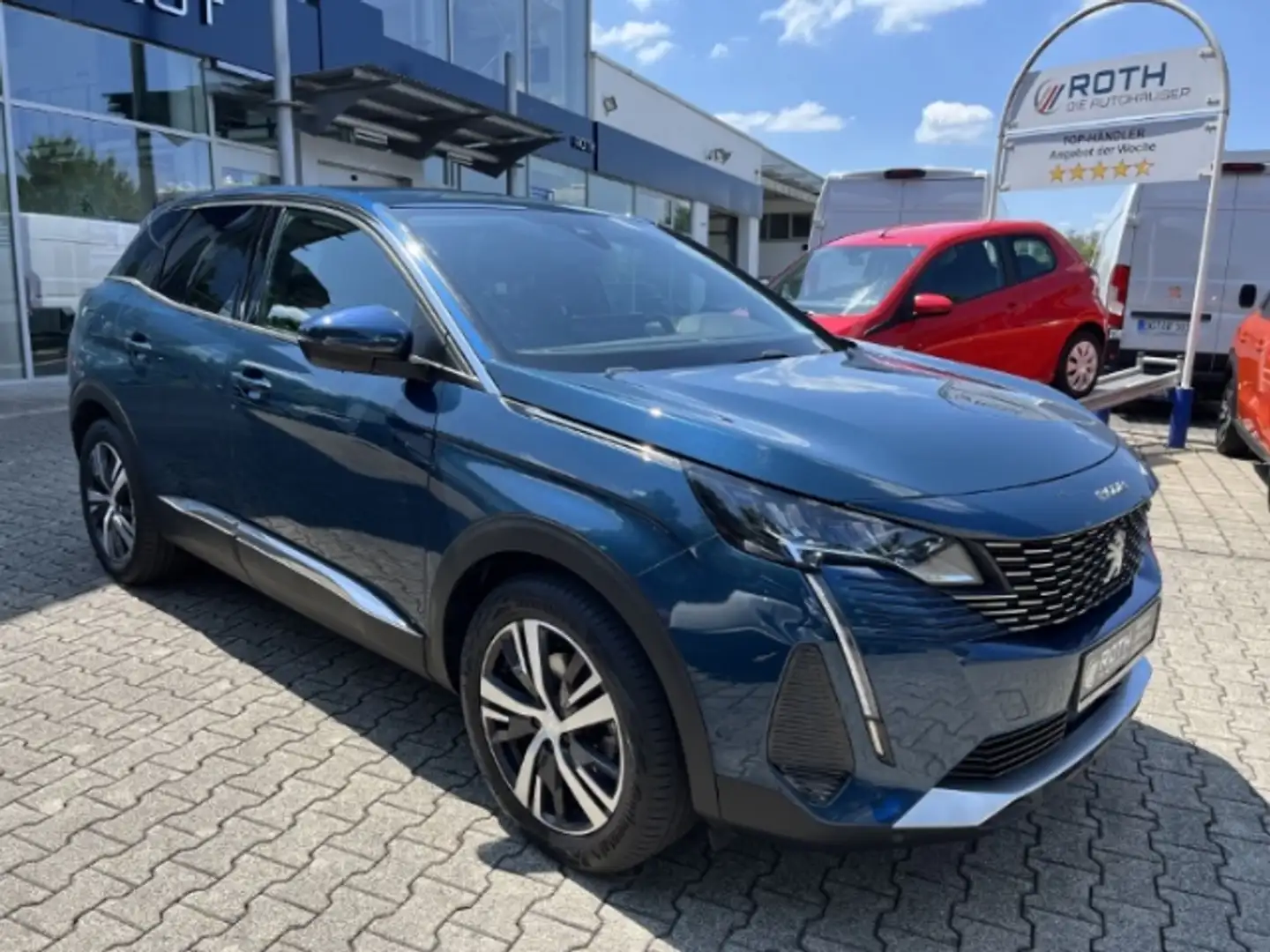 Peugeot 3008 BlueHDi 130 Allure AHK Navi SHZ Scheckheft Blu/Azzurro - 2