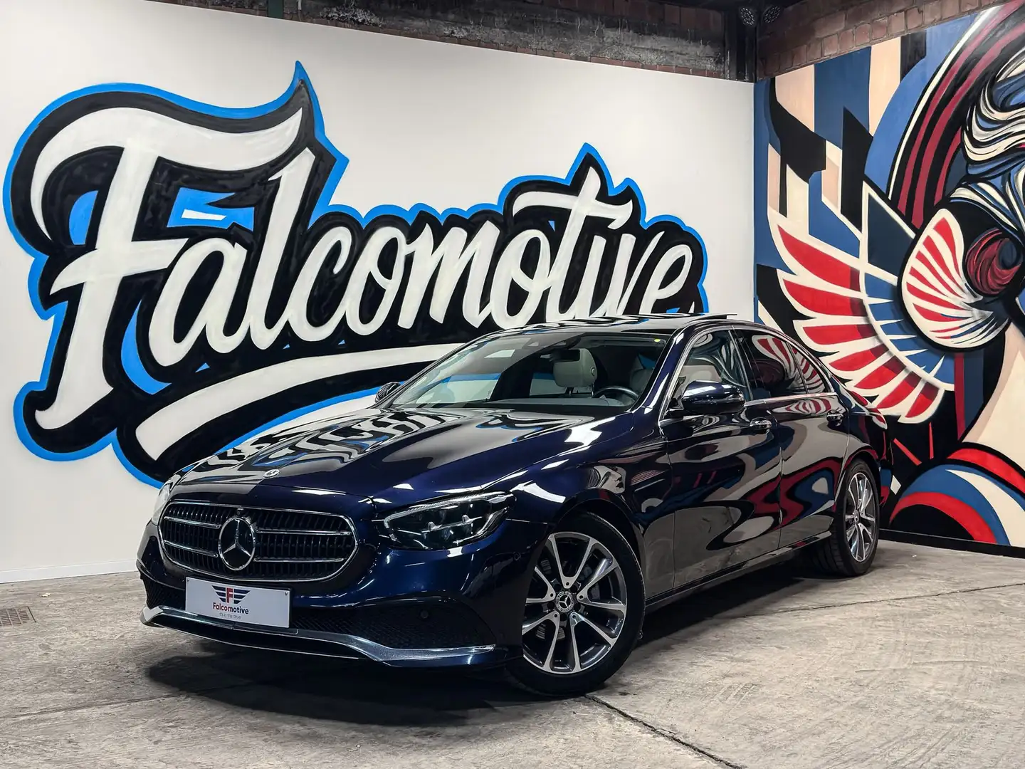 Mercedes-Benz E 200 1.6dA*AUT*360 CAM*BURMESTER*PANO*AVANTGARDE* Blue - 1