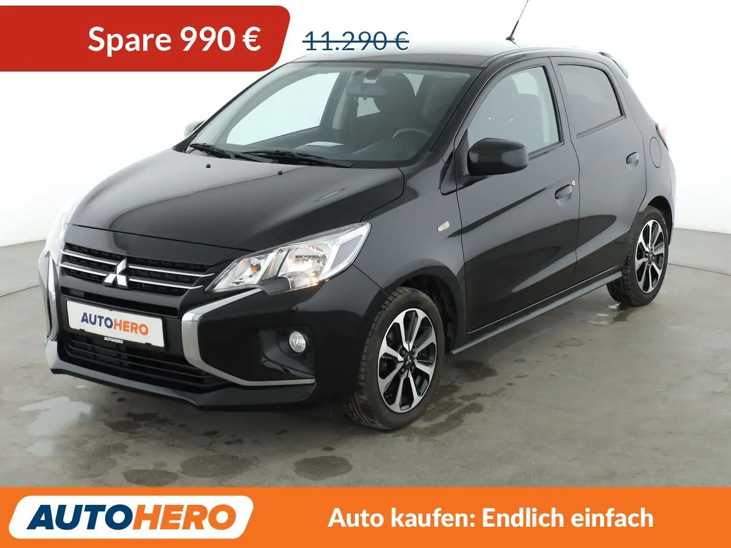 Mitsubishi Space Star 1.2 Select+ + *TEMPO*SHZ*ALU*START/STOP*DAB* Noir - 1