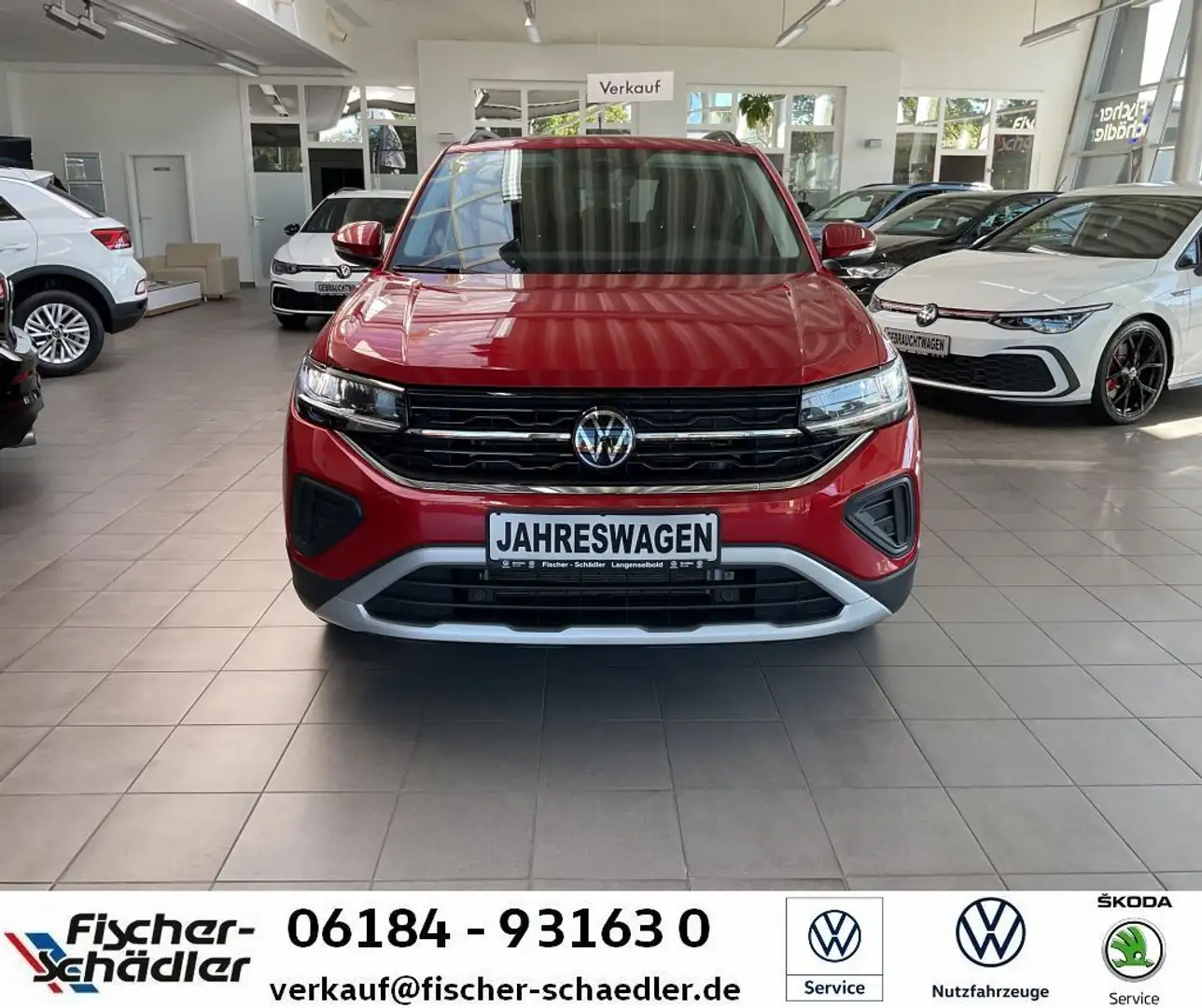 Volkswagen T-Cross Life 1.0TSI*LED*Navi*IQDrive*SitzHz.*Dig Rot - 2