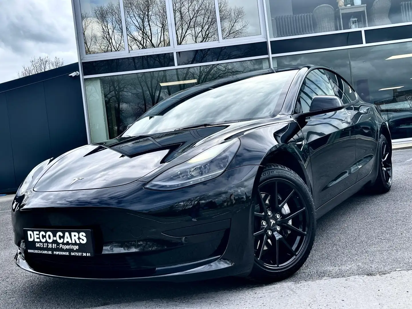 Tesla Model 3 FULL BLACK EXT. / 8CAM / FULL/ SLECHTS 19.794km Zwart - 1