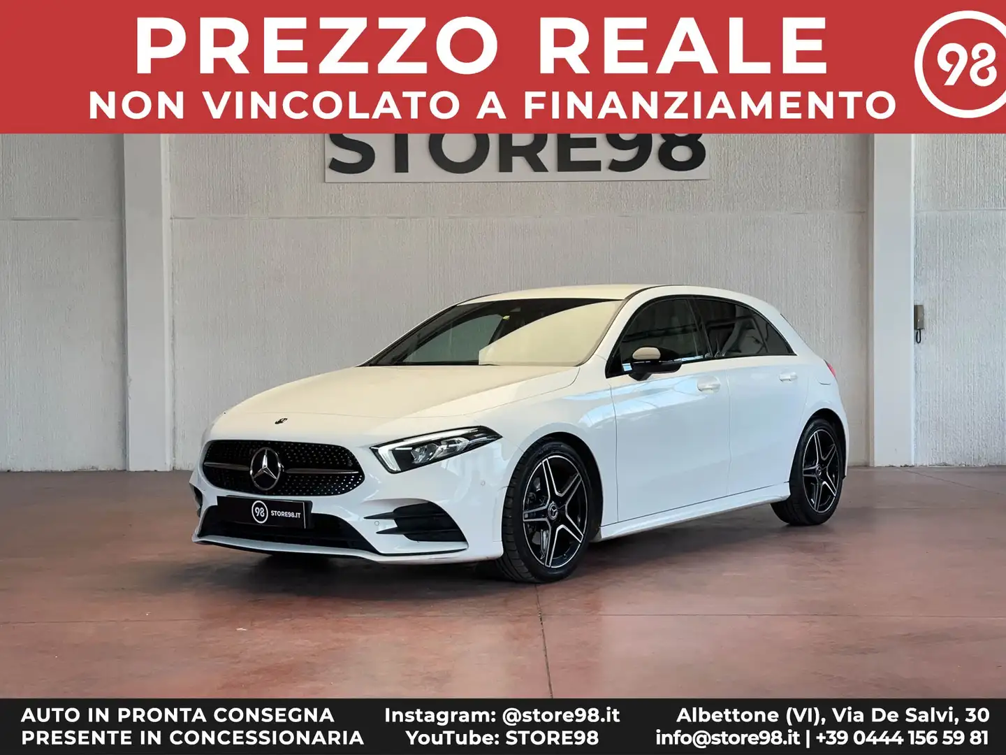 Mercedes-Benz A 180 d Premium *NEOPATENTATI* Blanc - 1