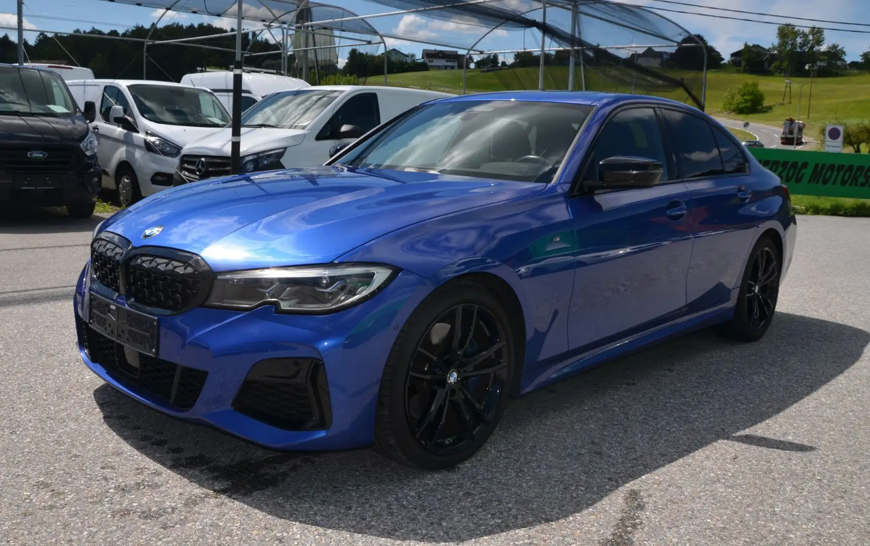 BMW 340 M340d xDrive A M-Paket LASER AHV HEAD UP 1.Besitz Blau - 2