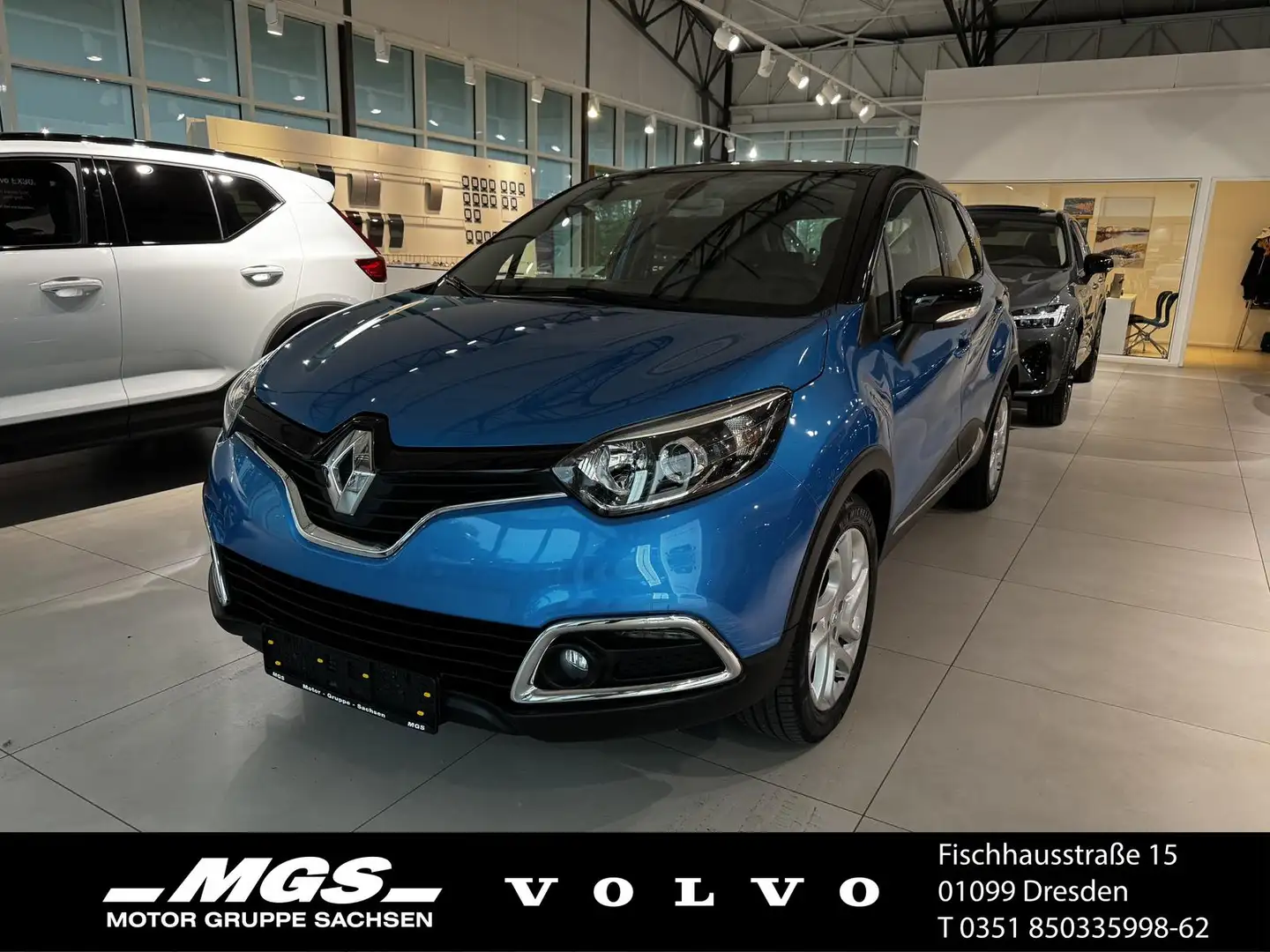 Renault Captur 1.5 dCi Diesel FAP Energy Luxe Blauw - 1