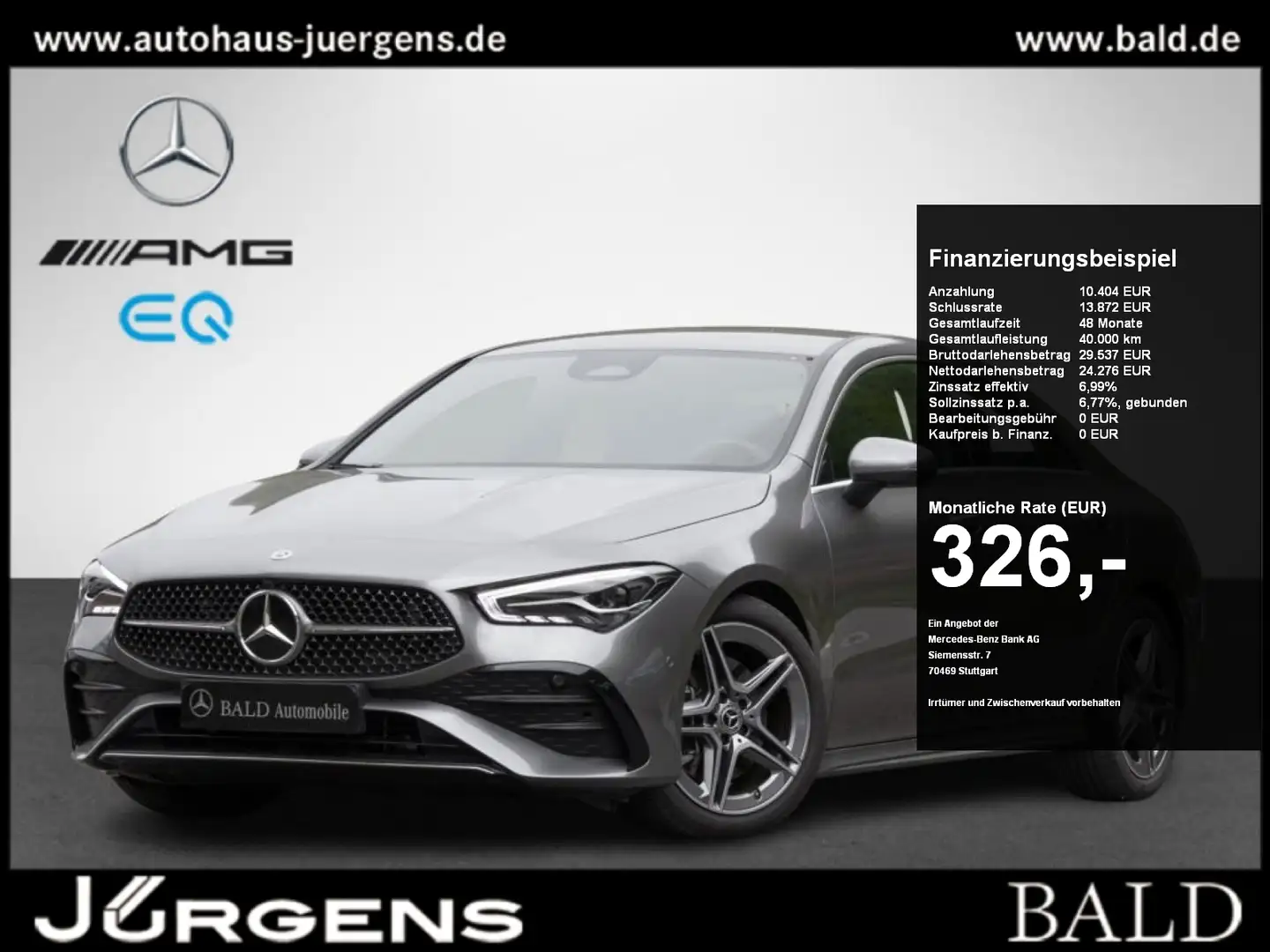 Mercedes-Benz CLA 200 AMG-Advanced/LED/Cam/Amb/DAB/Temp/18" Gris - 1