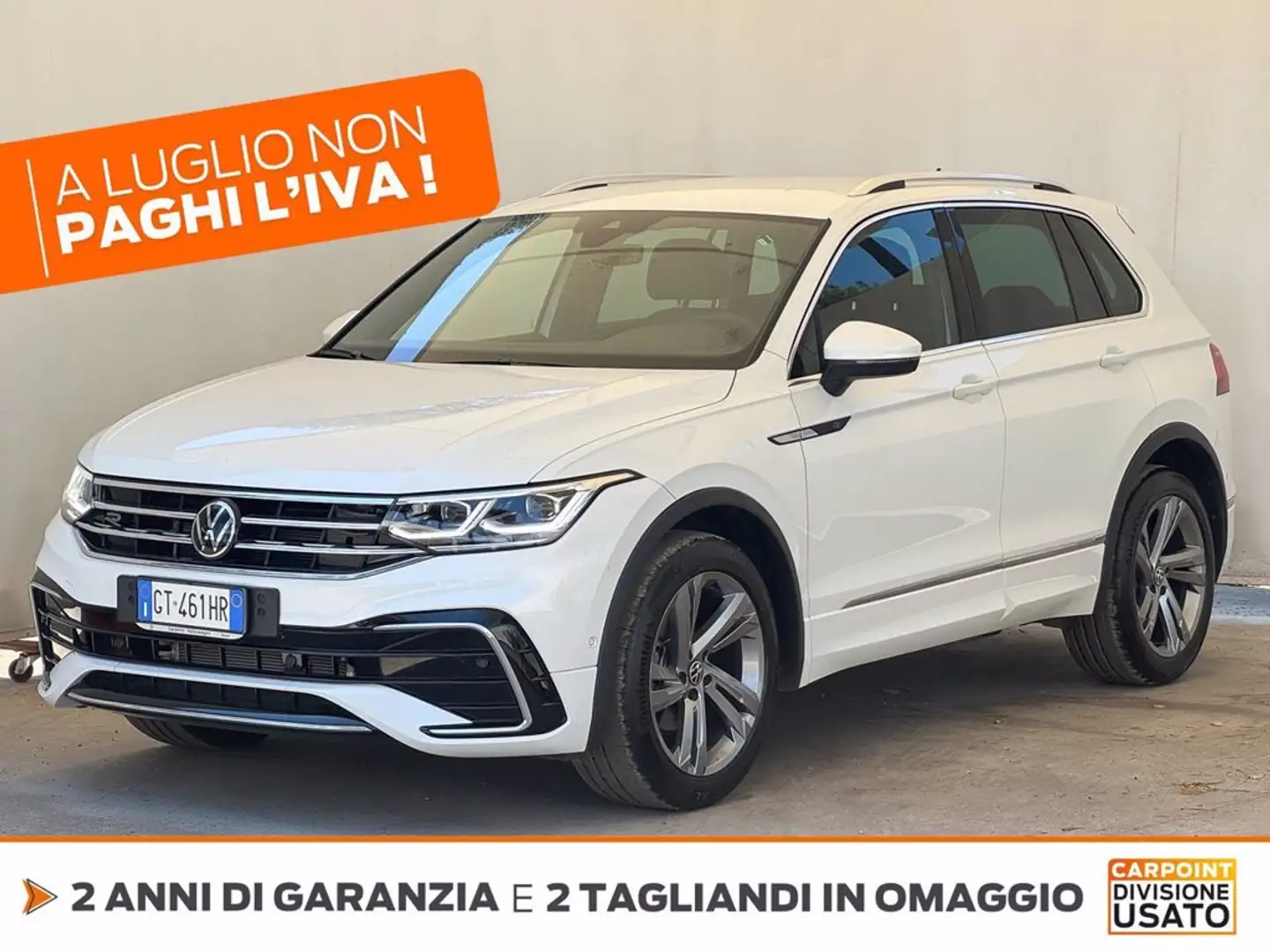 Volkswagen Tiguan 2.0 tdi r-line 150cv dsg Bianco - 1