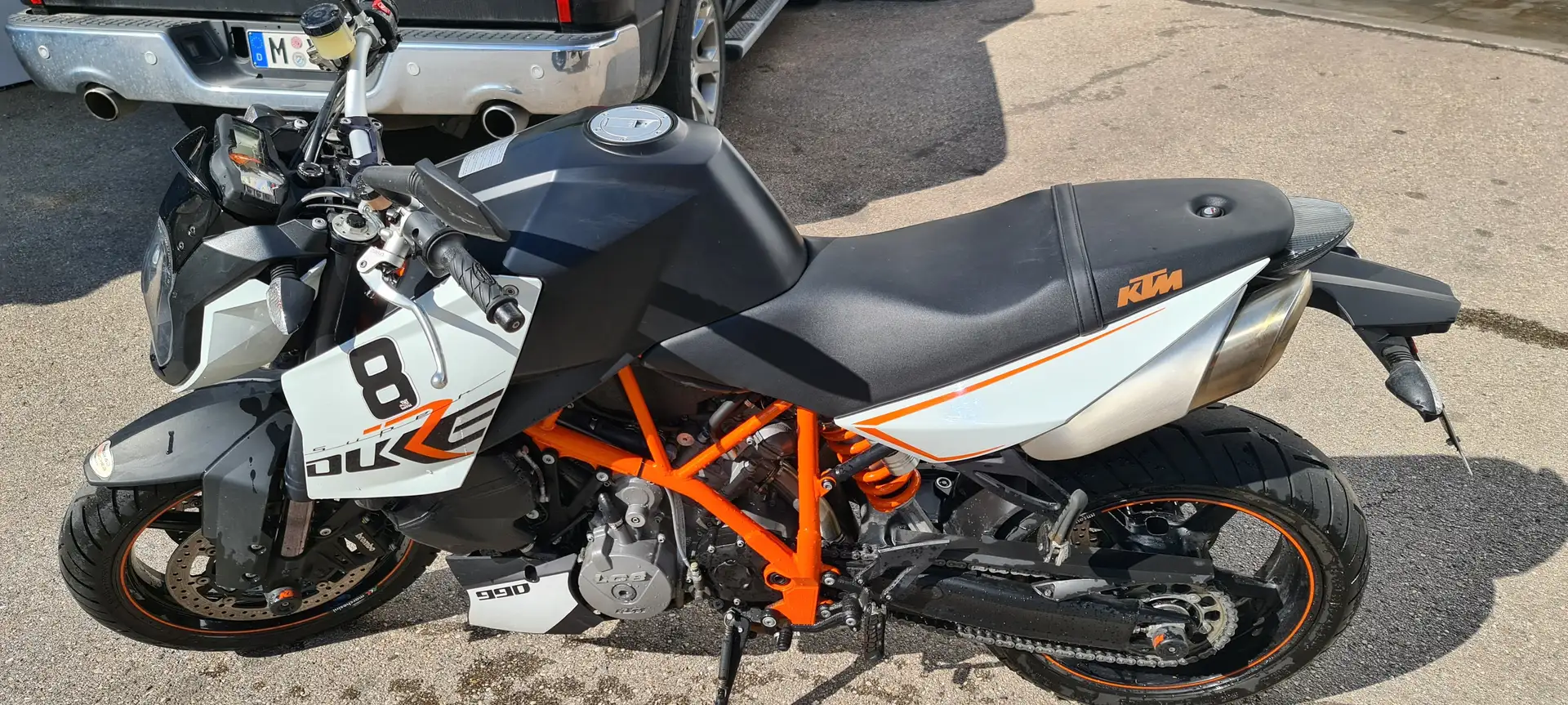 KTM 990 Super Duke R - 4355km Blanco - 1