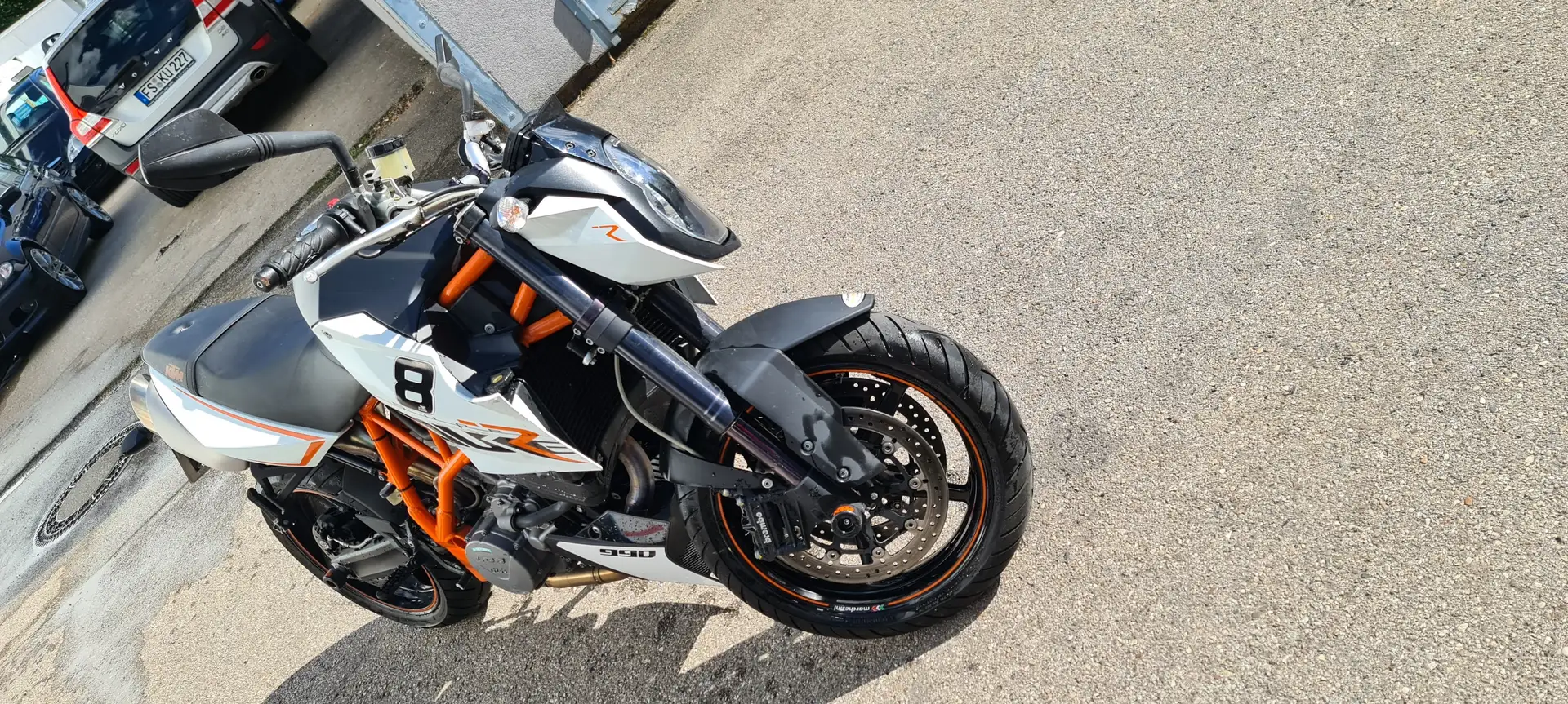 KTM 990 Super Duke R - 4355km Blanco - 2