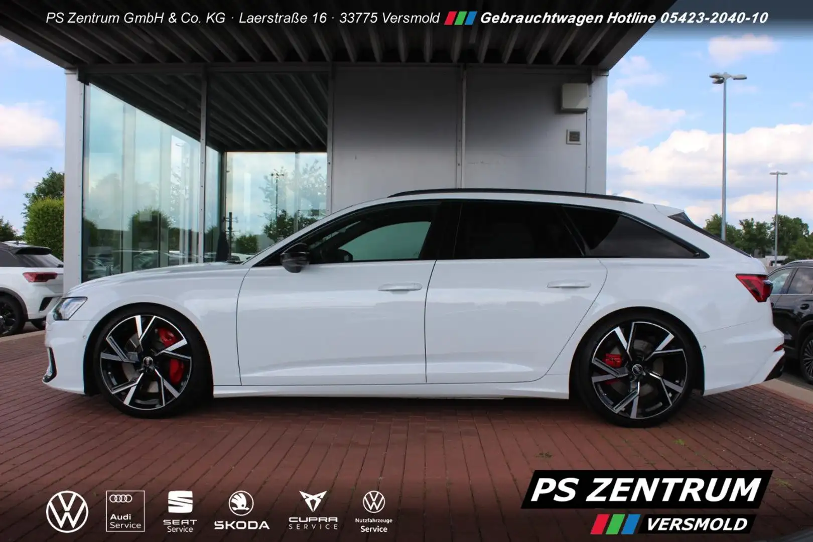 Audi S6 Avant 3.0 TDI quattro AHK STANDh PANO MATRIX 20 Blanco - 2