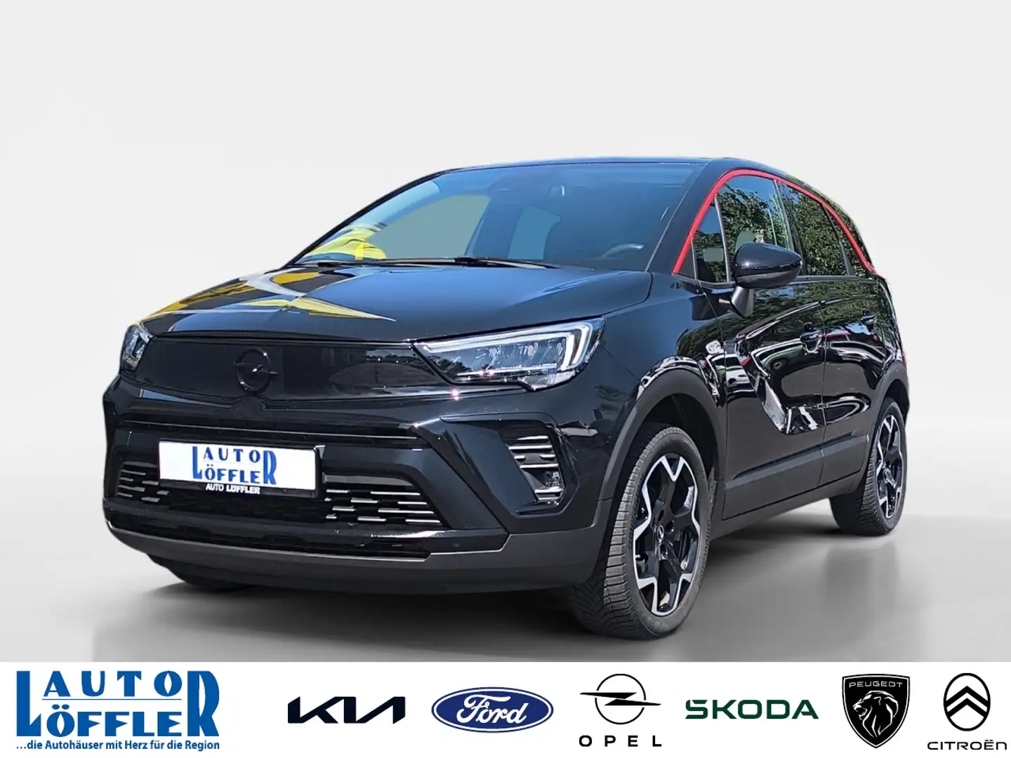 Opel Crossland 1.2 GS Line Klima Navi PDC RFK SHZ BT Klima Navi Schwarz - 1
