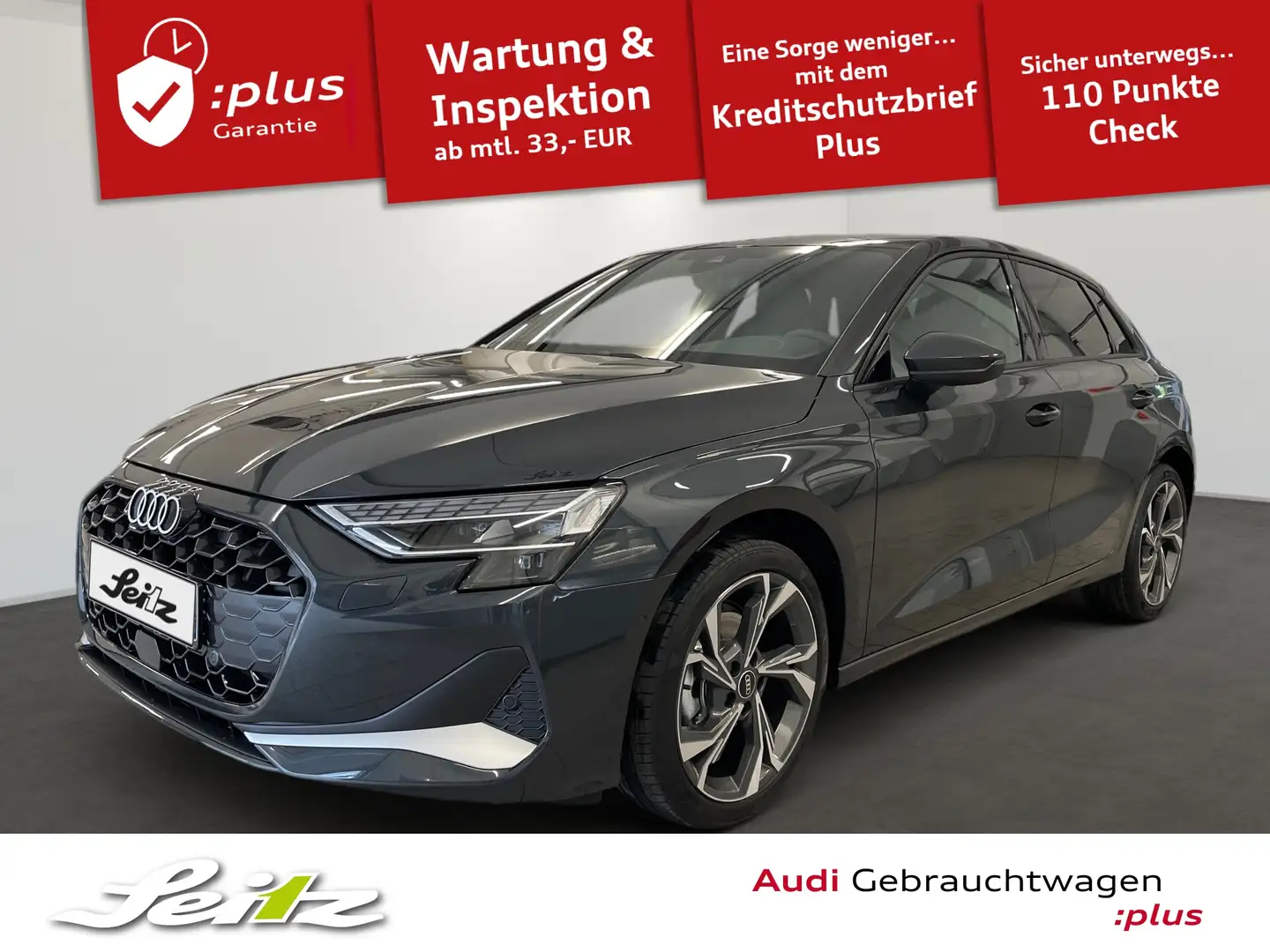 Audi A3 Sportback 35 TFSI advanced *AHK*NAVI*KAMERA* Grau - 1