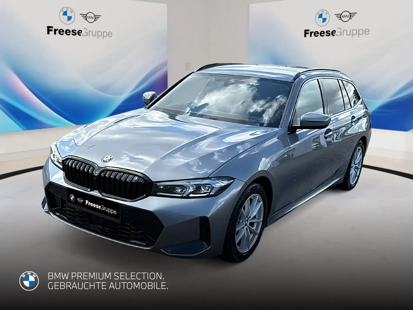 BMW 320 d xDrive Touring AHK 360° HEAD-UP RFK HIFI BT Grau - 1