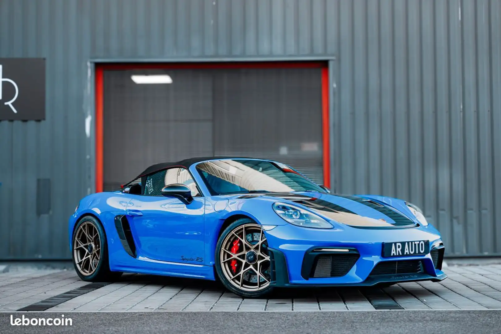Porsche 718 4.0 500CH Spyder RS Weissach Première main Malus payé Bleu - 1