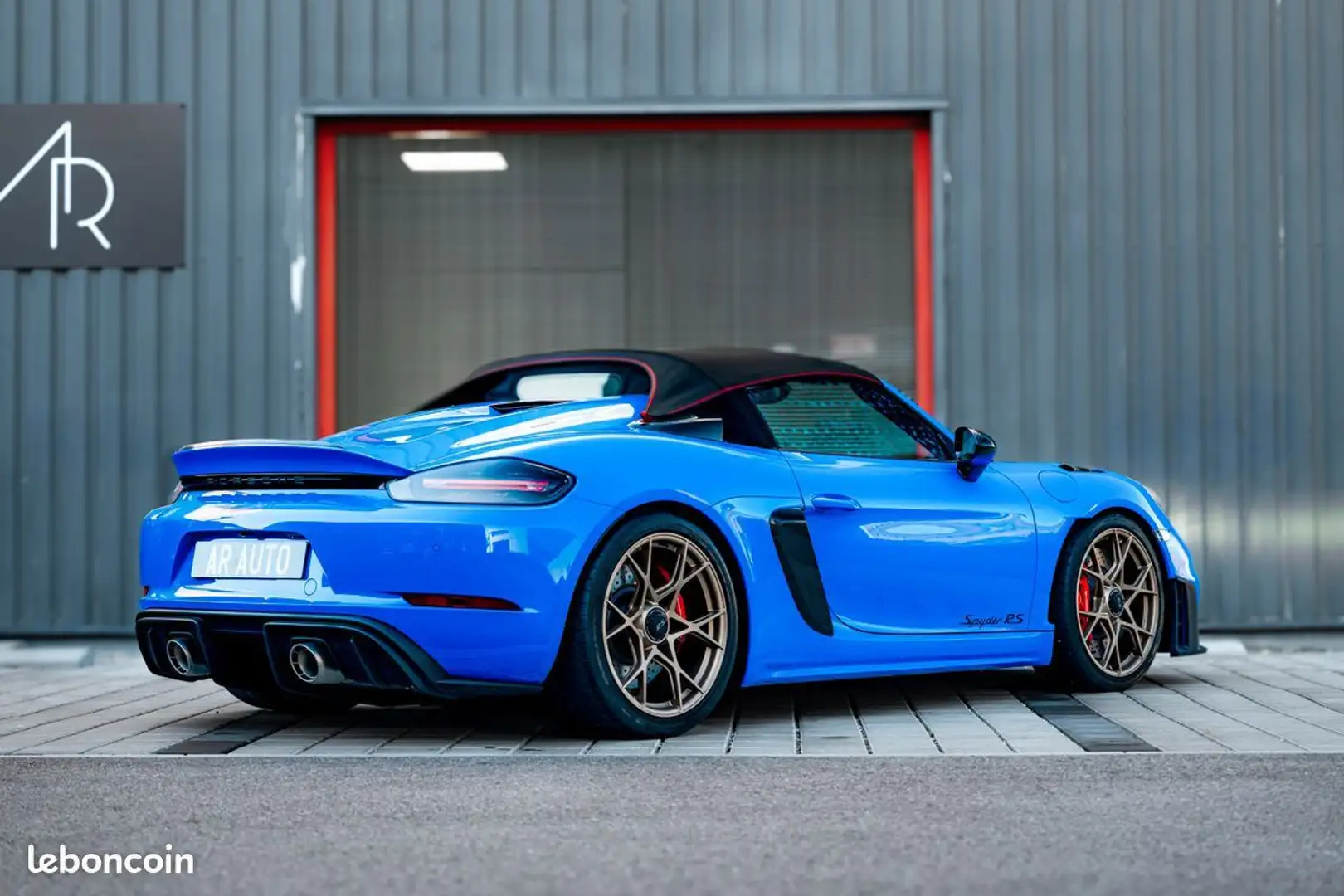 Porsche 718 4.0 500CH Spyder RS Weissach Première main Malus payé Bleu - 2