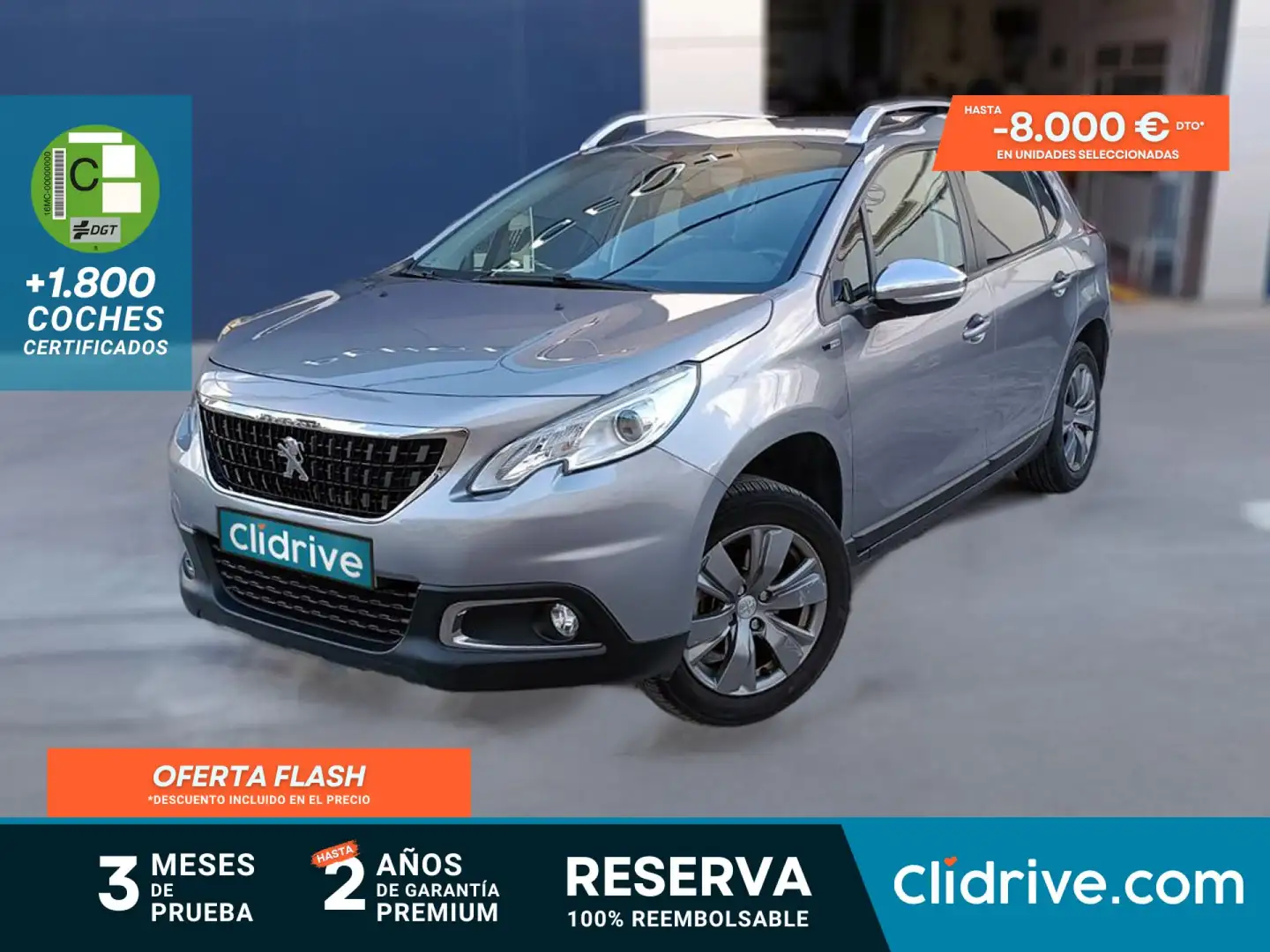 Peugeot 2008 1.2 PureTech S&S Style 110 Gris - 1