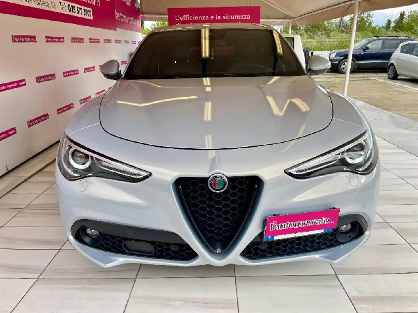 Alfa Romeo Stelvio Stelvio 2.2 Turbodiesel 190 CV AT8 Q4 Sprint Bianco - 2