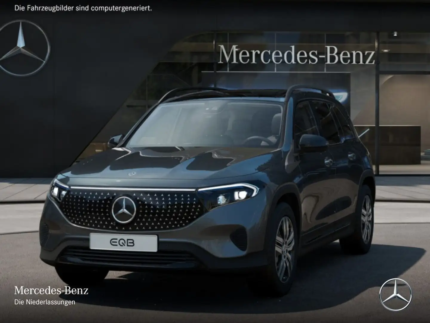Mercedes-Benz EQB 250 ELECTRICART+NIGHT+PLUS-PAKET+PANO+360+SPUR Grau - 2