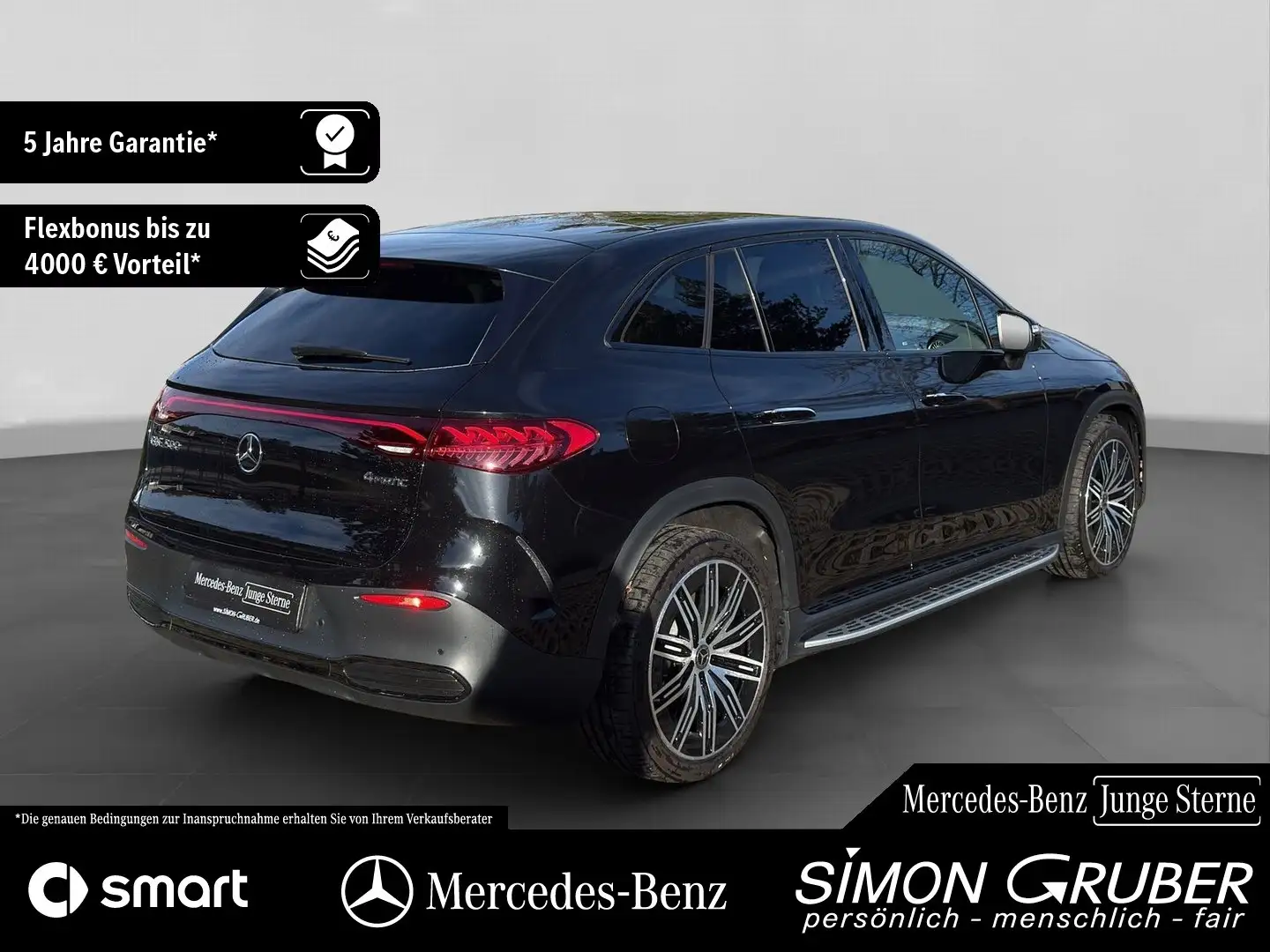 Mercedes-Benz EQE 500 4M SUV AMG Hyper HUD Airmatic HAL Leder Schwarz - 2