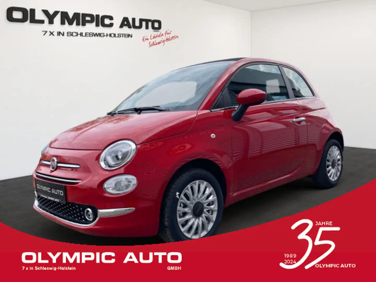 Fiat 500C 1.0 GSE Hybrid Dolcevita PDC KLIMA-AT TOUCH Rot - 1