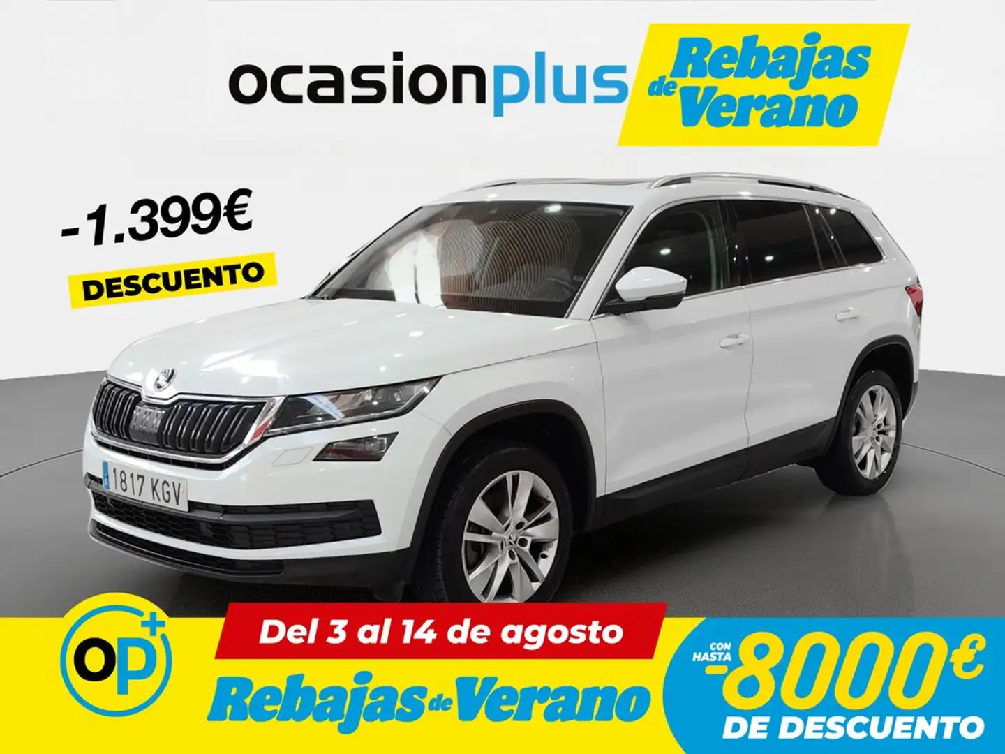Skoda Kodiaq 2.0TDI AB tech Style 4x4 DSG 140kW Blanco - 1