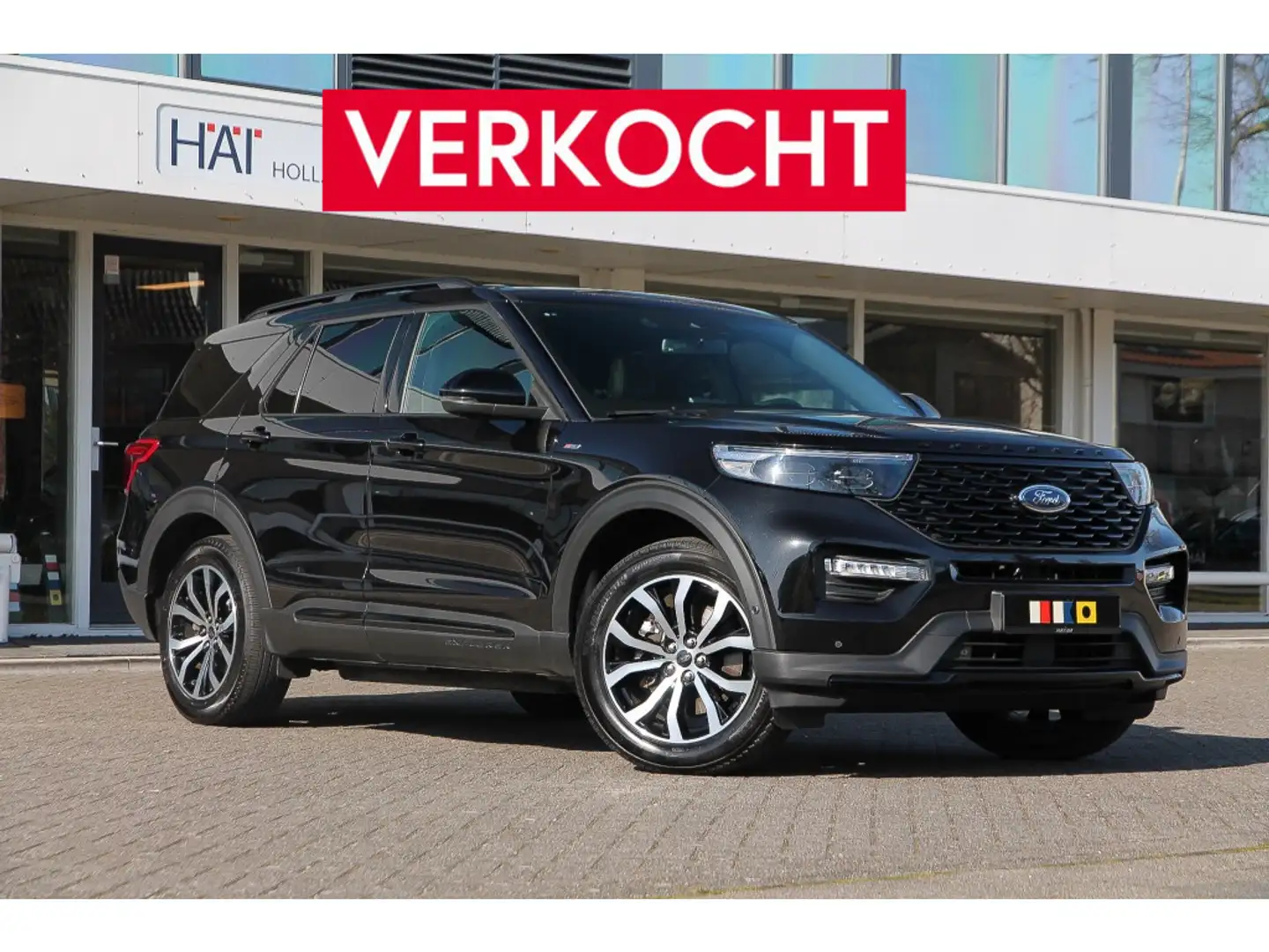Ford Explorer 3.0 V6 Eco Boost Hybrid ST-line I 7 Persoons I 4Ja Negru - 1