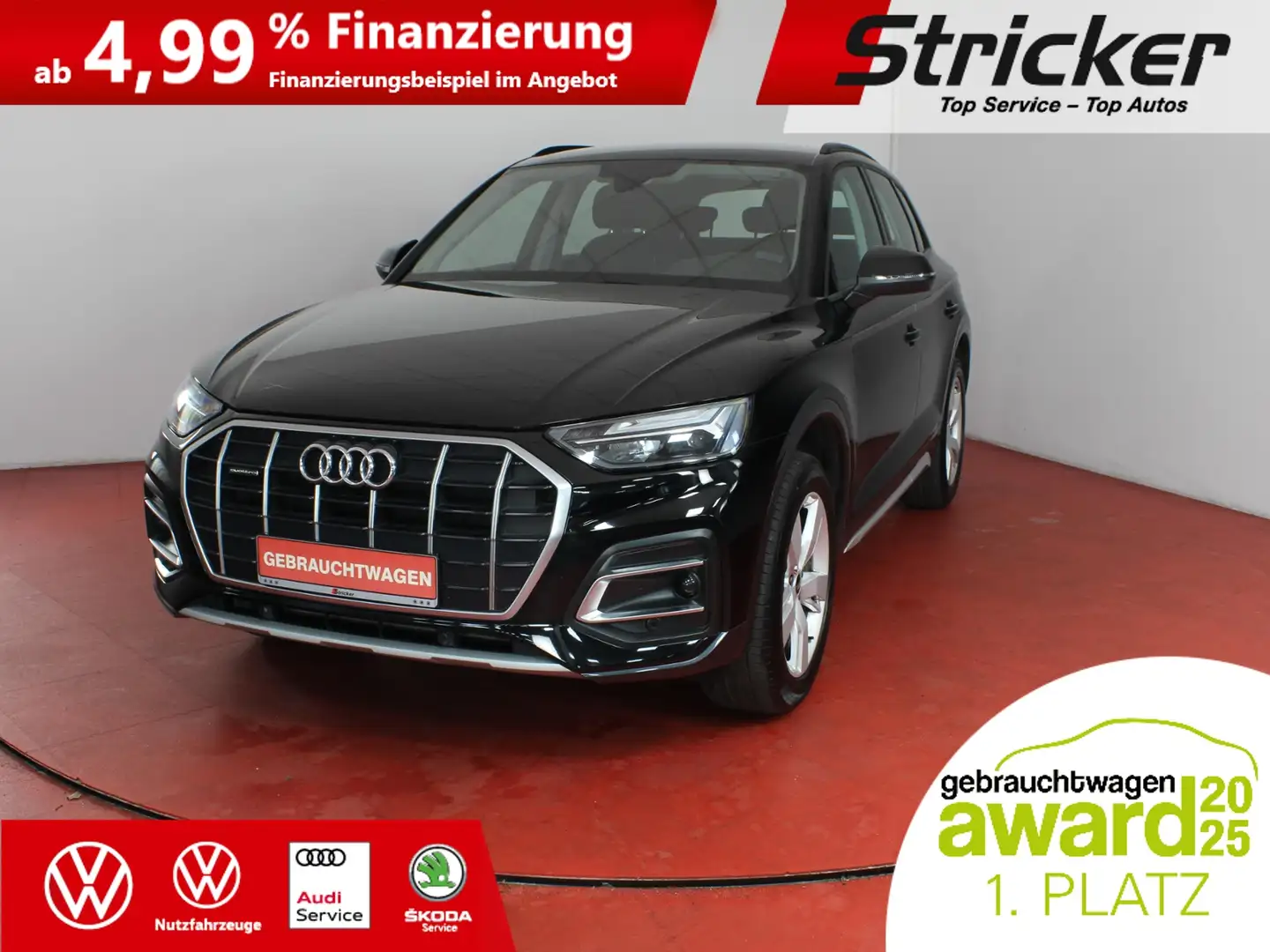 Audi Q5 advanced 2.0eTSI quattro 368,-ohne Anzahlung Stan Schwarz - 1
