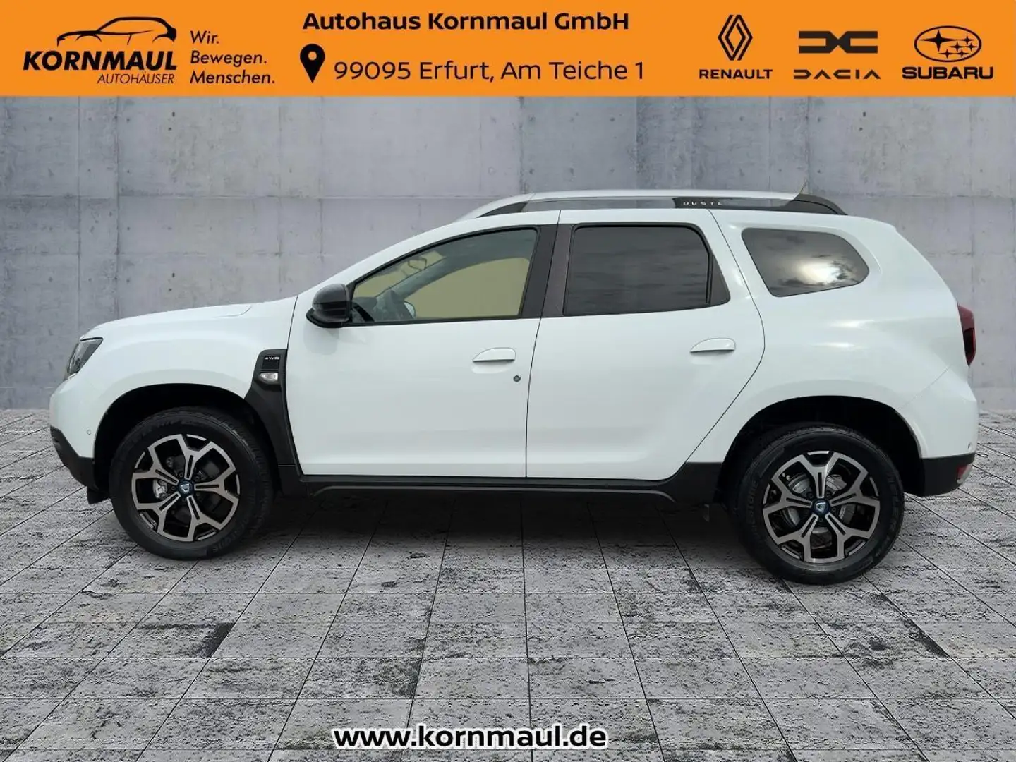 Dacia Duster II Celebration Blue dCi 115 PS 4WD Navi, Klimaautomatik Weiß - 2