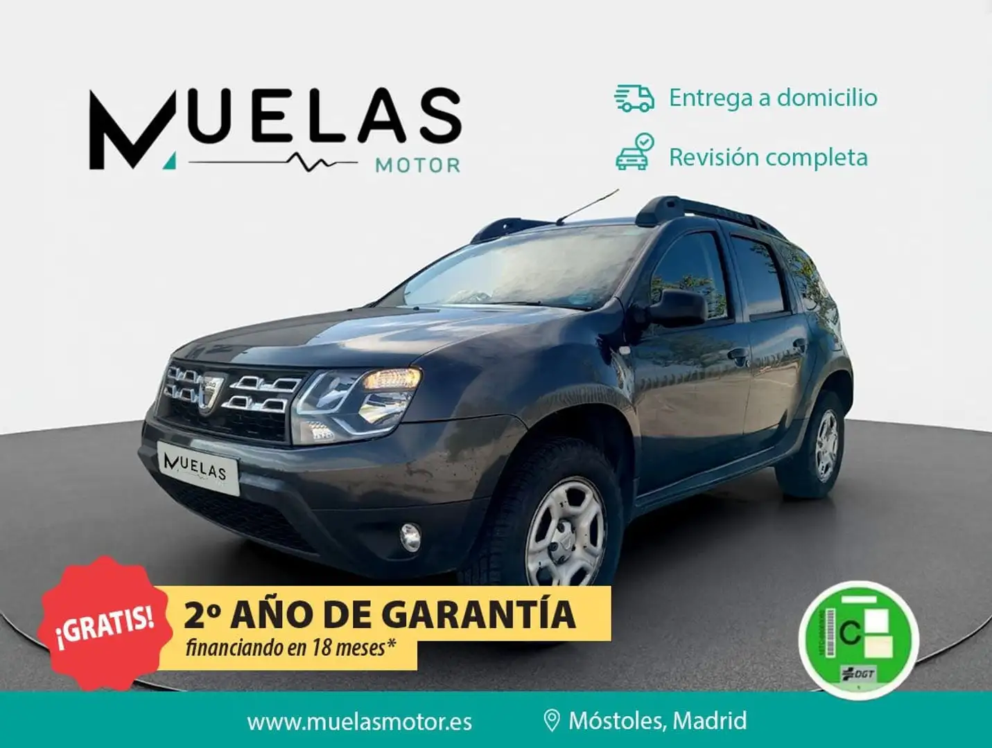 Dacia Duster 1.2 TCE Laureate 4x2 125 Gris - 1