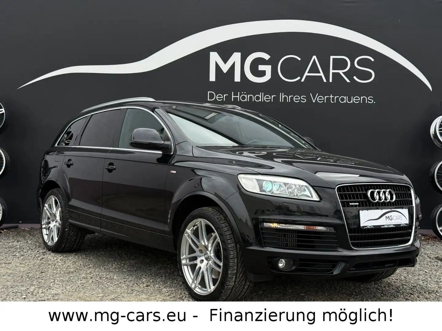 Audi Q7 3.0 TDI~Quattro~S-Line+ Bose~21'Zoll~Kamera! Schwarz - 2