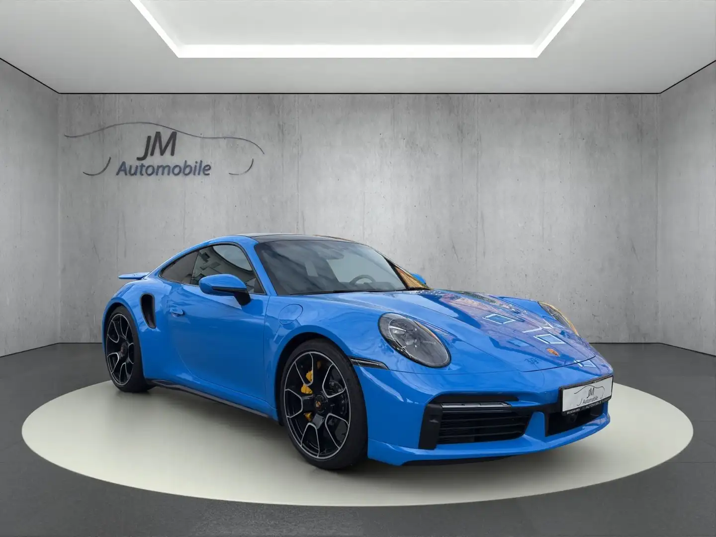 Porsche 911 Turbo S Lift Burmester Chrono Pano Sitzbelüf Blau - 1
