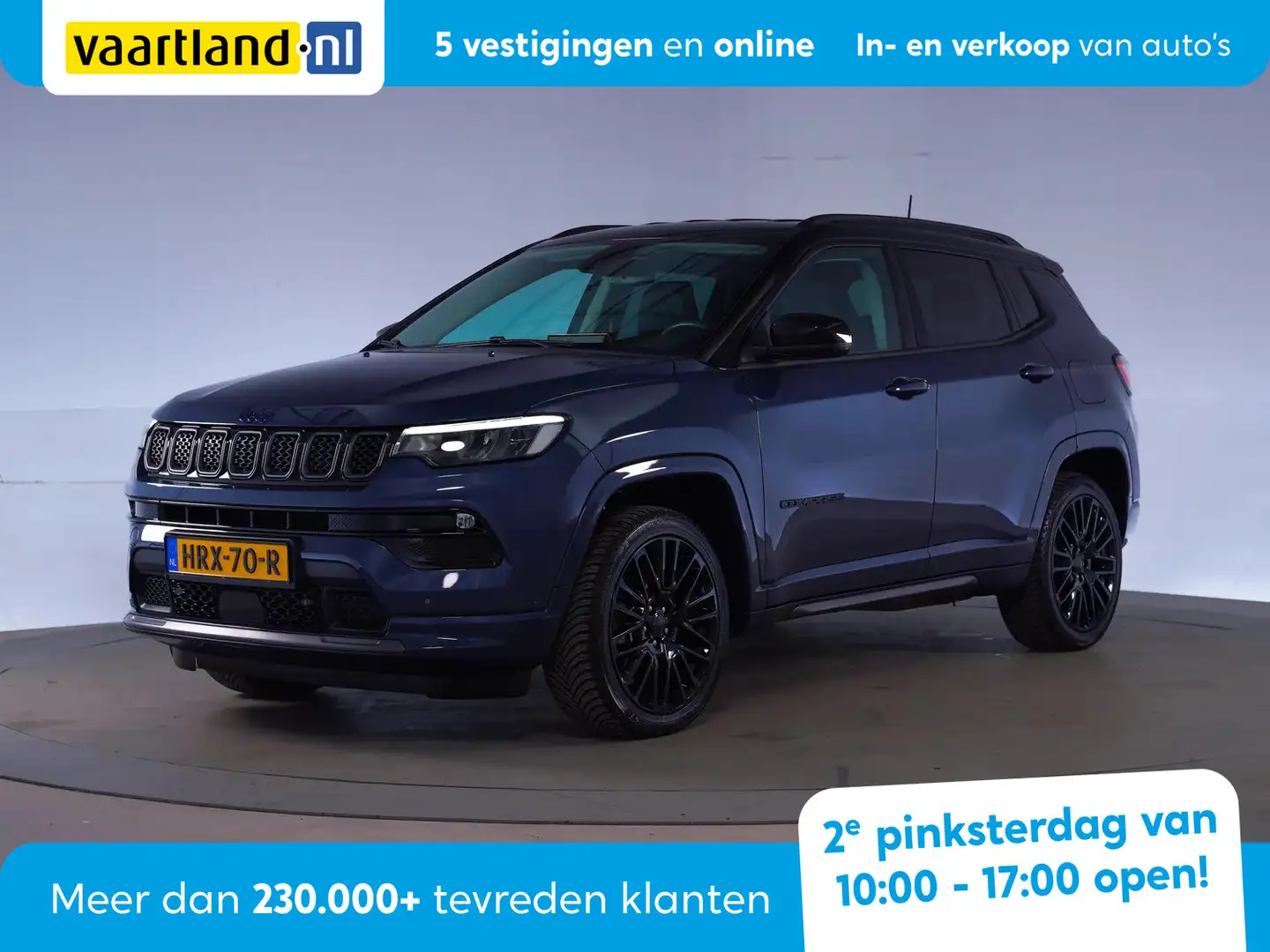 Jeep Compass 4xe 240 Plug-in Hybrid S Aut. [ Navi Virtual Leder Blauw - 1
