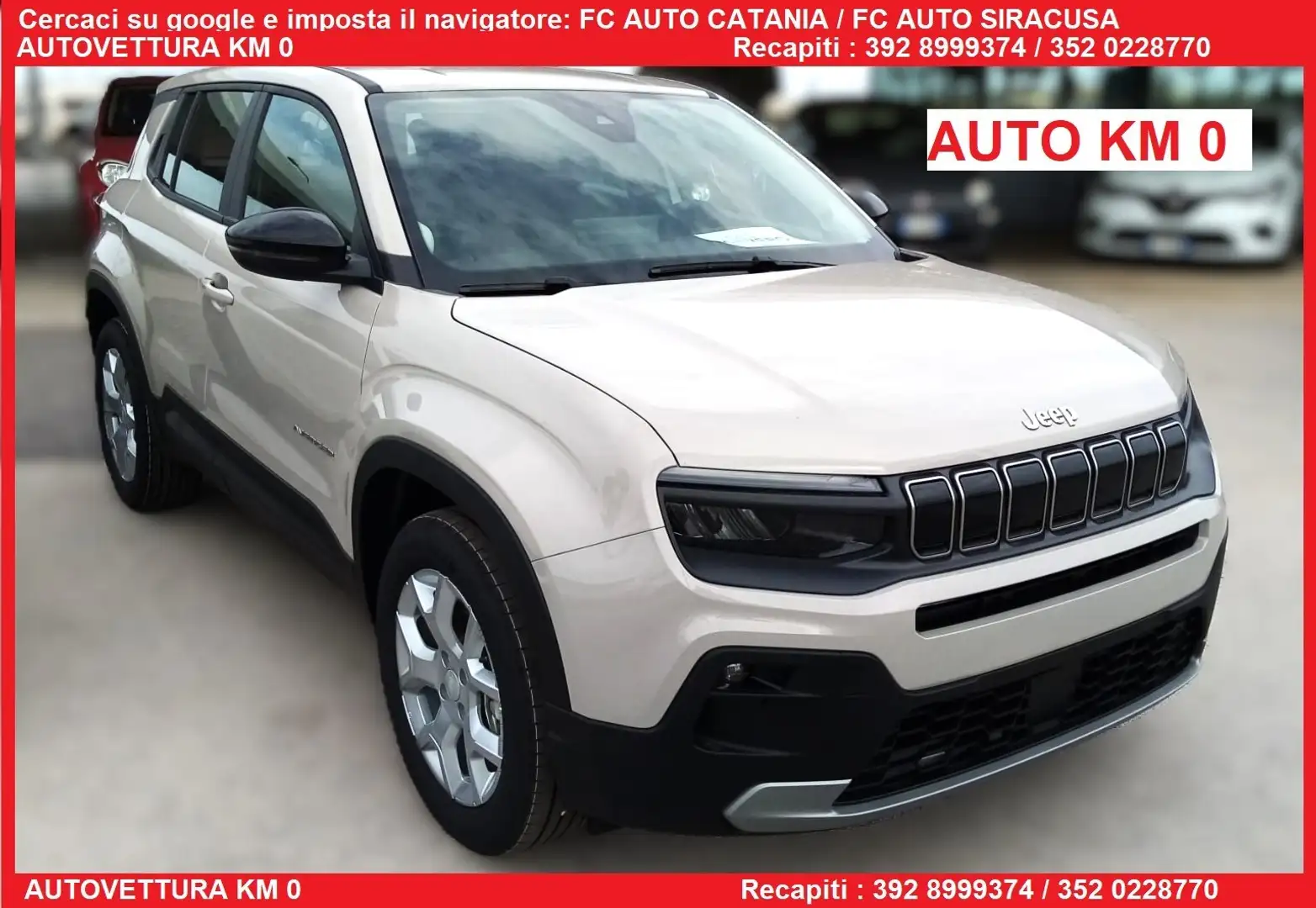 Jeep Avenger Avenger 1.2 Turbo 100 CV Altitude Beige - 1