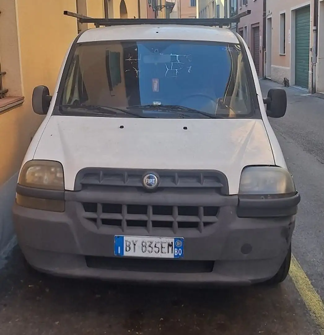 Fiat Doblo Doblo 1.2 benzina lamierato Blanc - 2