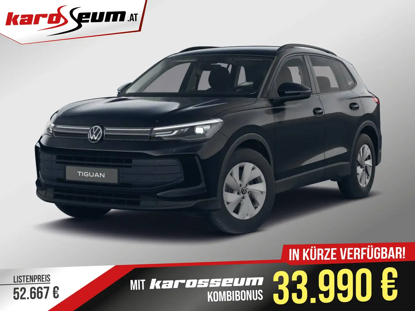 Volkswagen Tiguan 4Me TDI Aut. | WENIG KM | Anhängerkupplung | 3 Zon Schwarz - 1