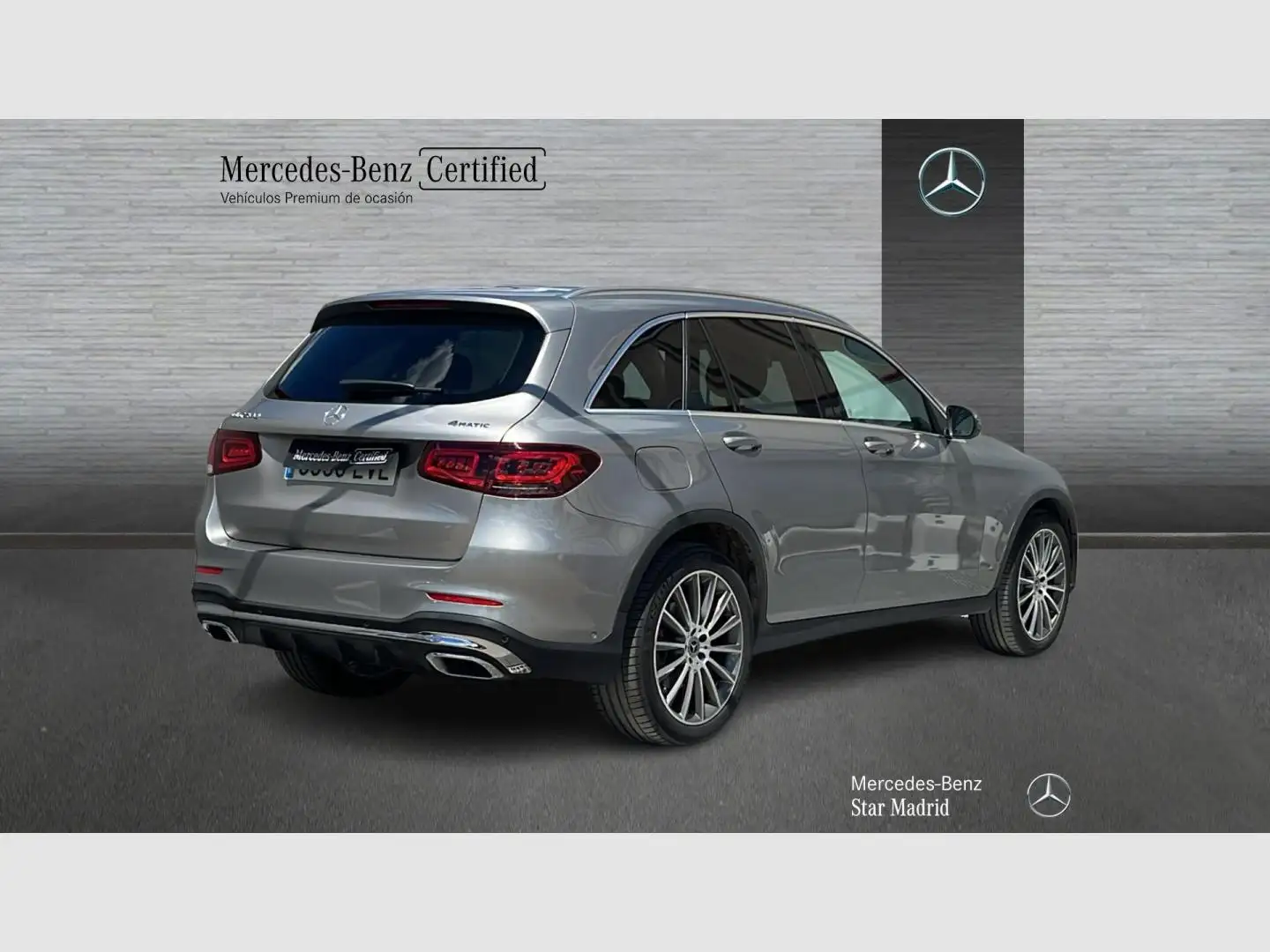 Mercedes-Benz GLC 220 220d 4Matic Aut. Plateado - 2