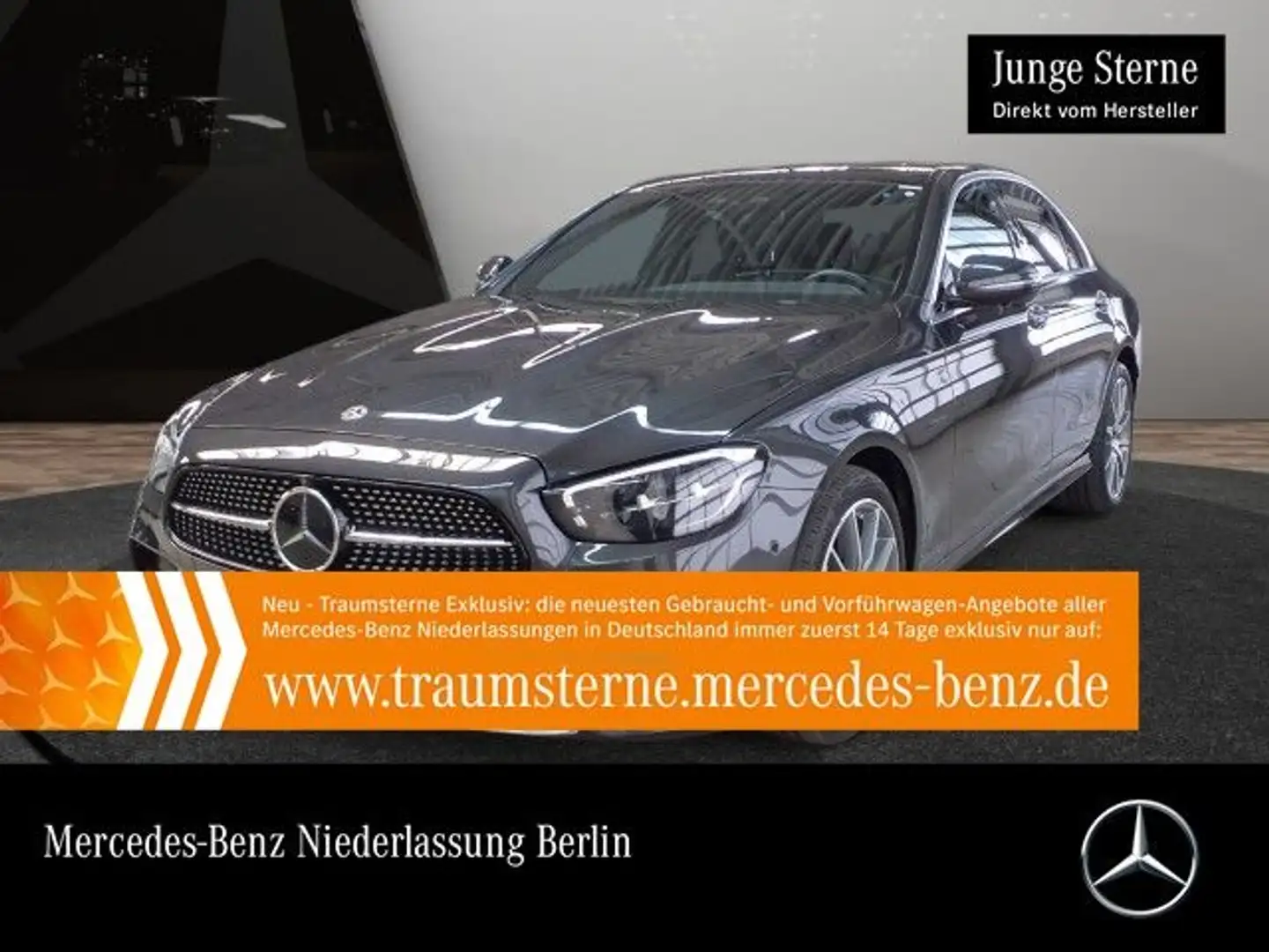 Mercedes-Benz E 300 e AMG+PANO+360+LED+FAHRASS+BURMESTER+19"+9G Grau - 1