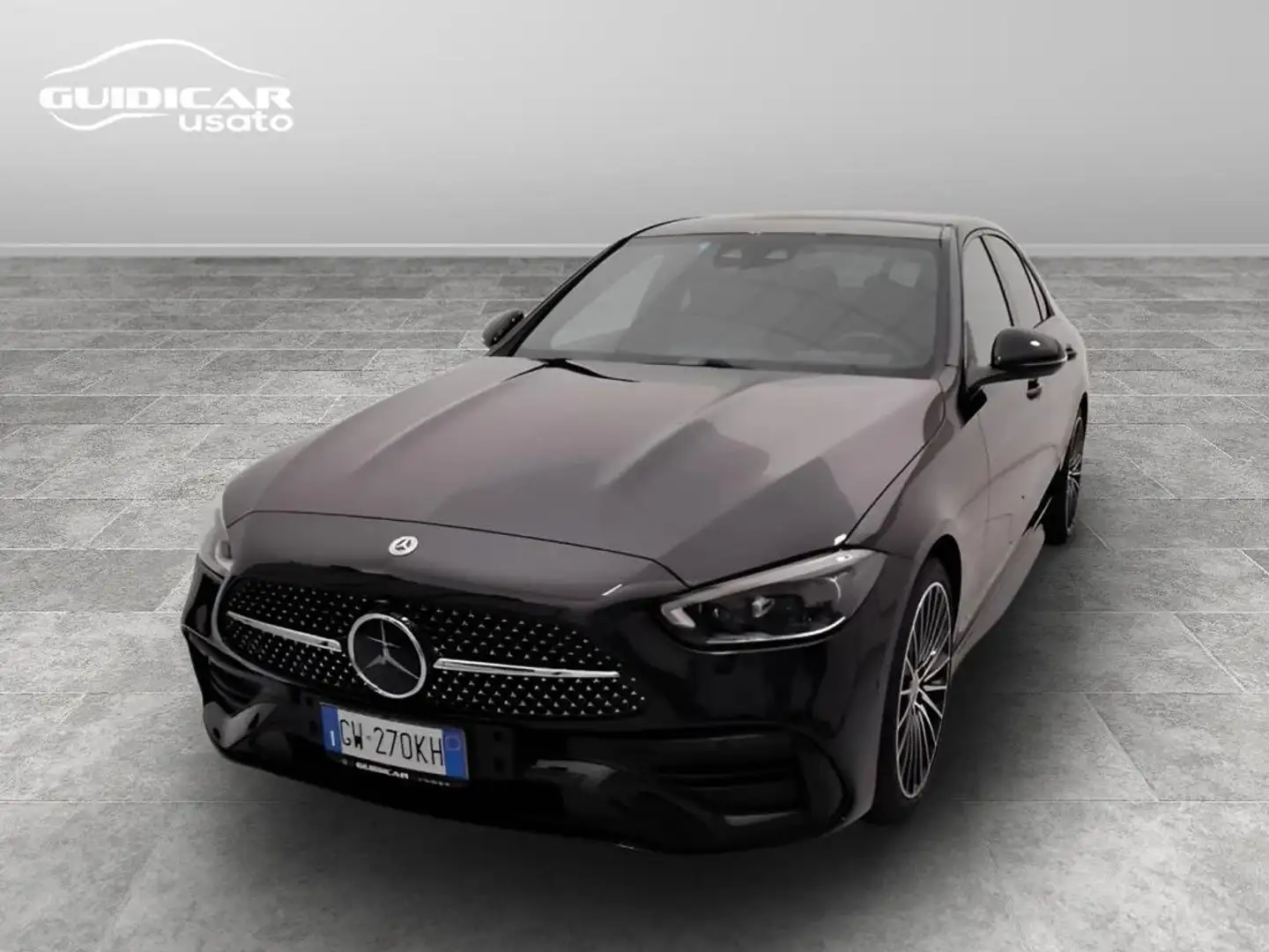 Mercedes-Benz C 220 d mhev AMG Line Advanced 200cv auto Zwart - 1