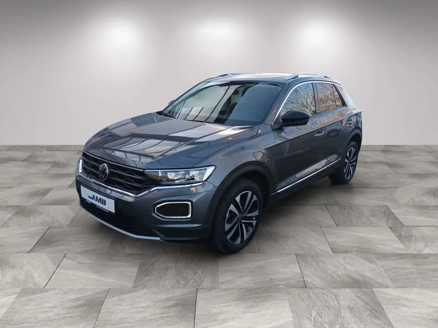 Volkswagen T-Roc United 1.5 TSI AHK/LED/Pano/bis03.26NW-Gar Gris - 2