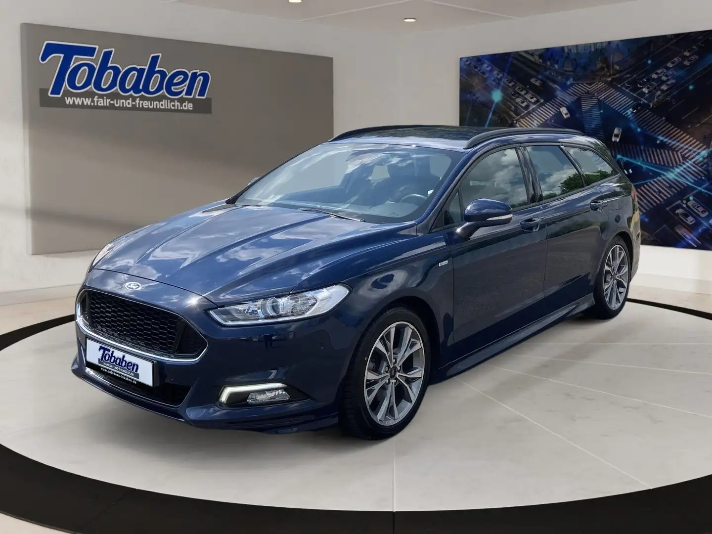 Ford Mondeo Turnier ST-Line Automatik Klimaauto/Tempo Blauw - 1