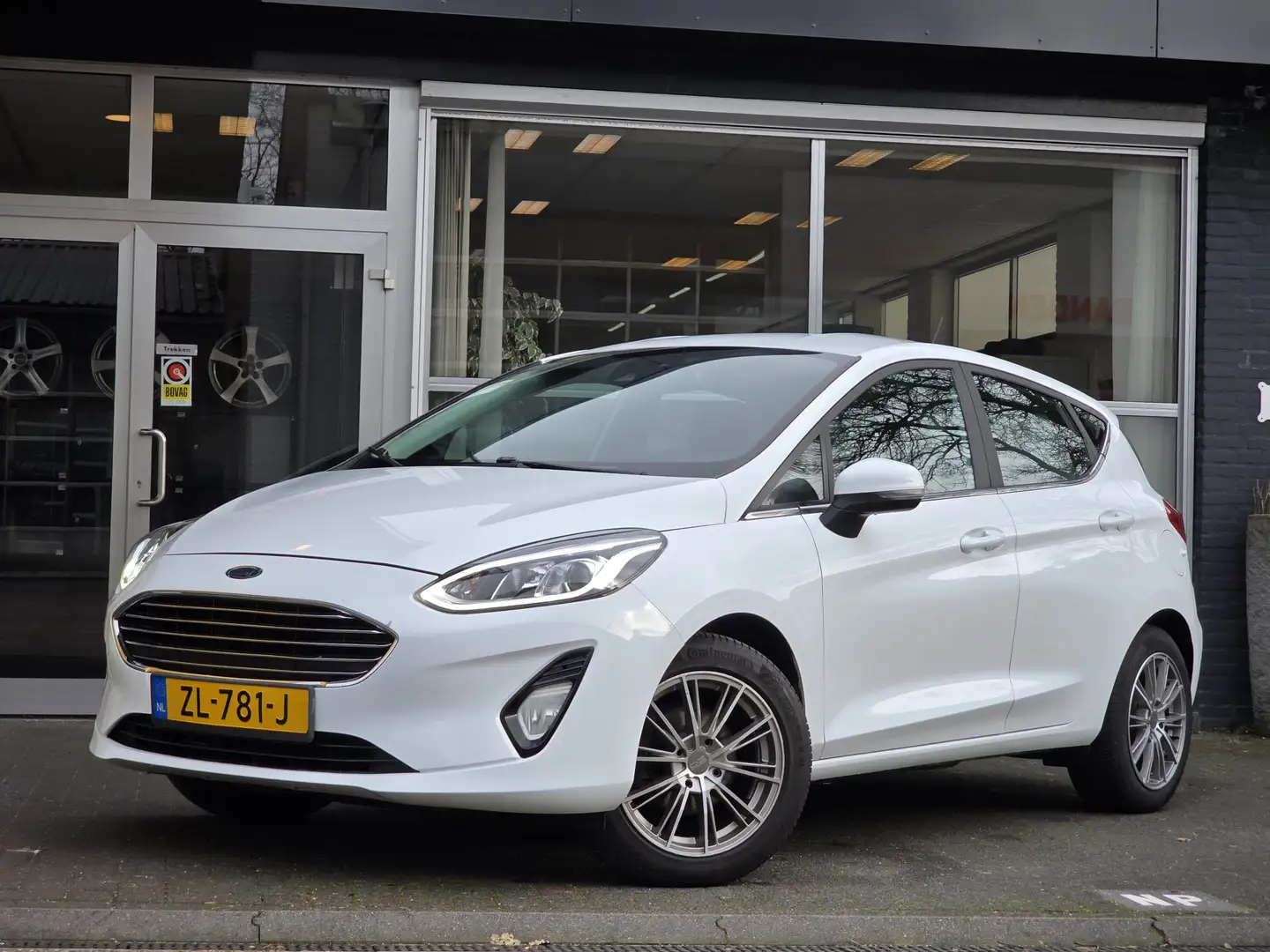 Ford Fiesta 1.0 EcoBoost Titanium CLIMA / CRUISE / NAVI / PDC Blanc - 1