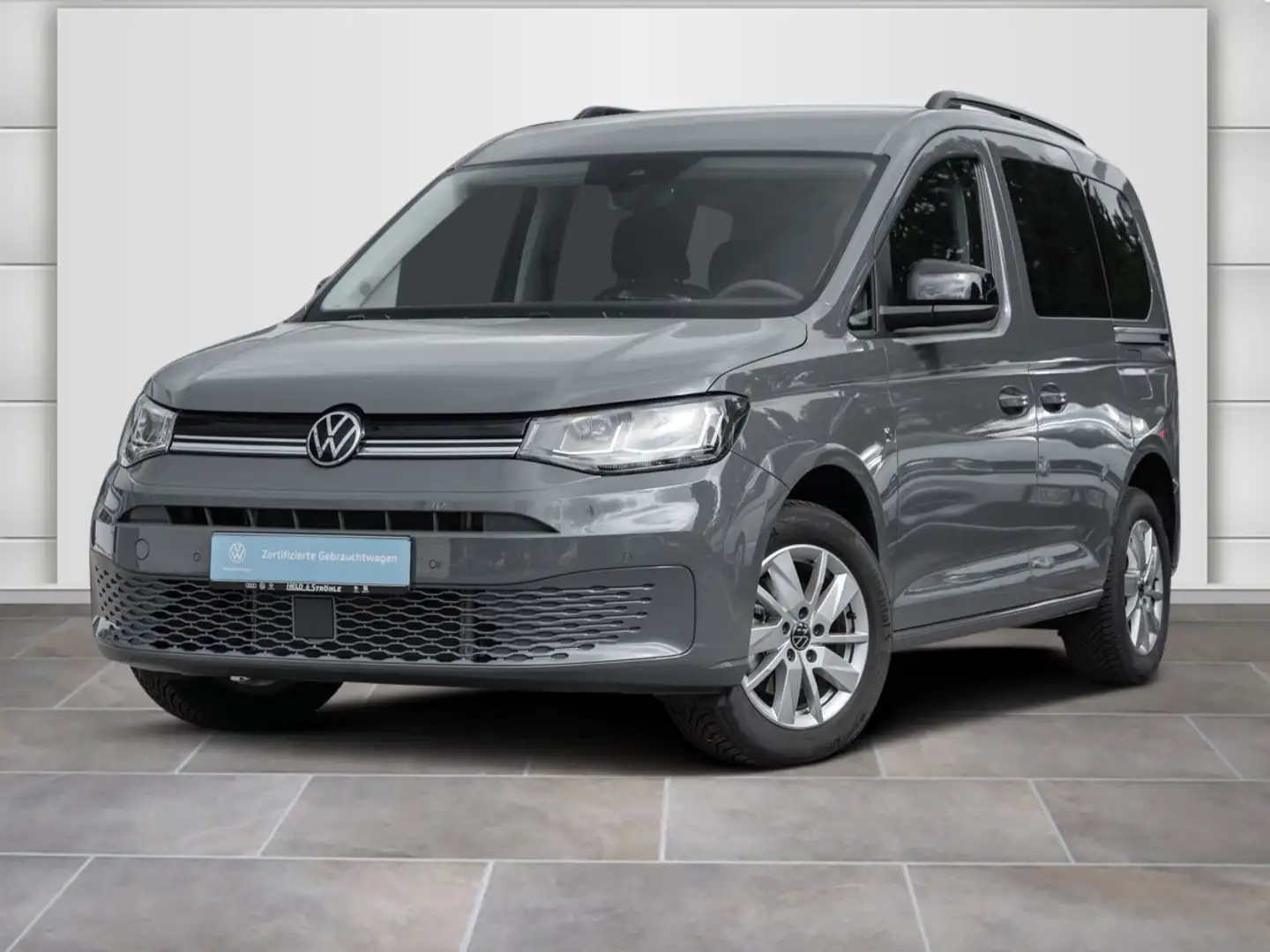Volkswagen Caddy Life 2.0 TDI NAV KAM PDC SHZ FLÜGELTÜREN Gris - 2